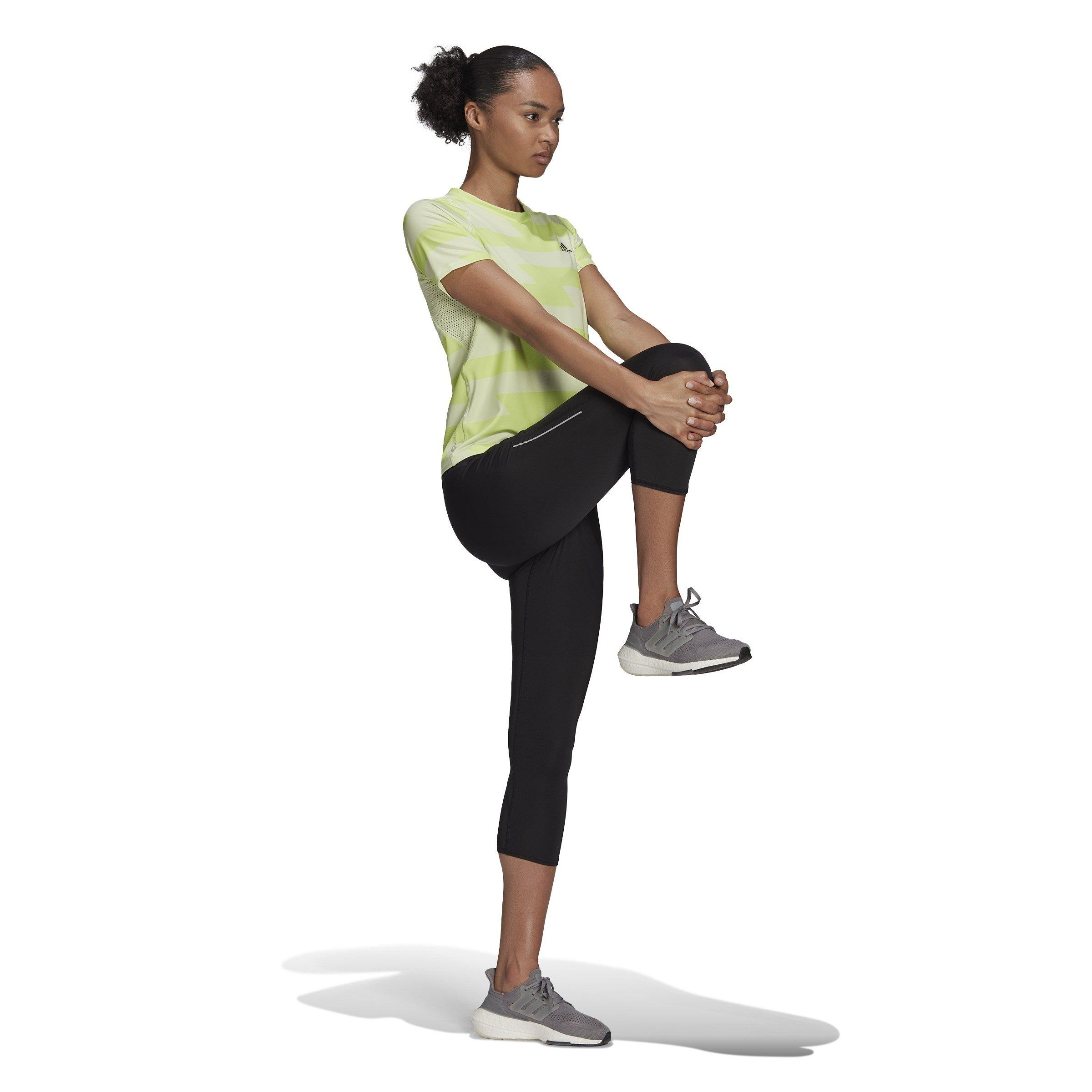 Almost Lime - adidas - Allover Print T-Shirt Womens - 4