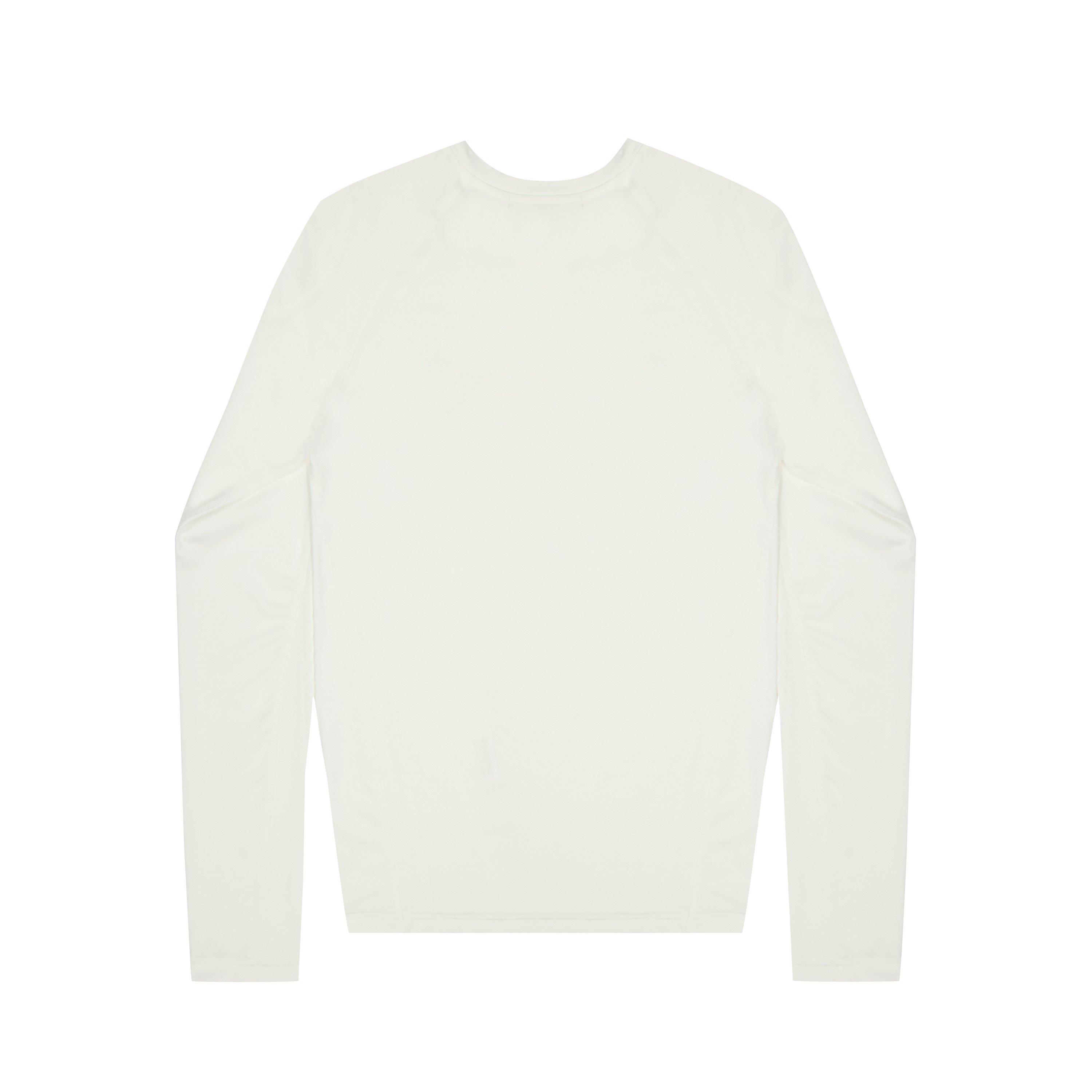 White - No Fear - Mens Compression Long Sleeve T-Shirt - 2