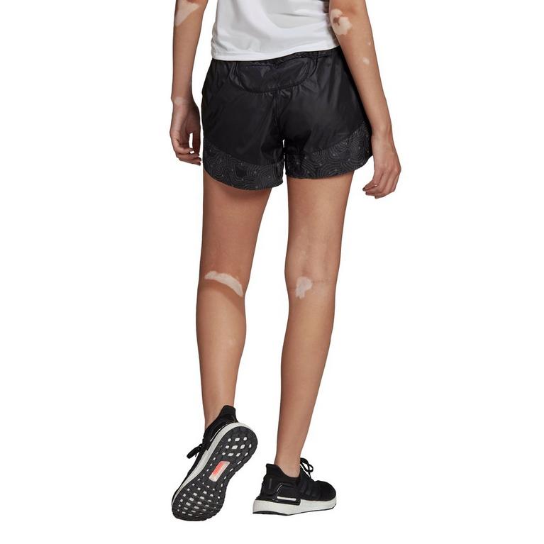 Noir - adidas - Run Fast Radically Reflective Running Shorts Womens - 3