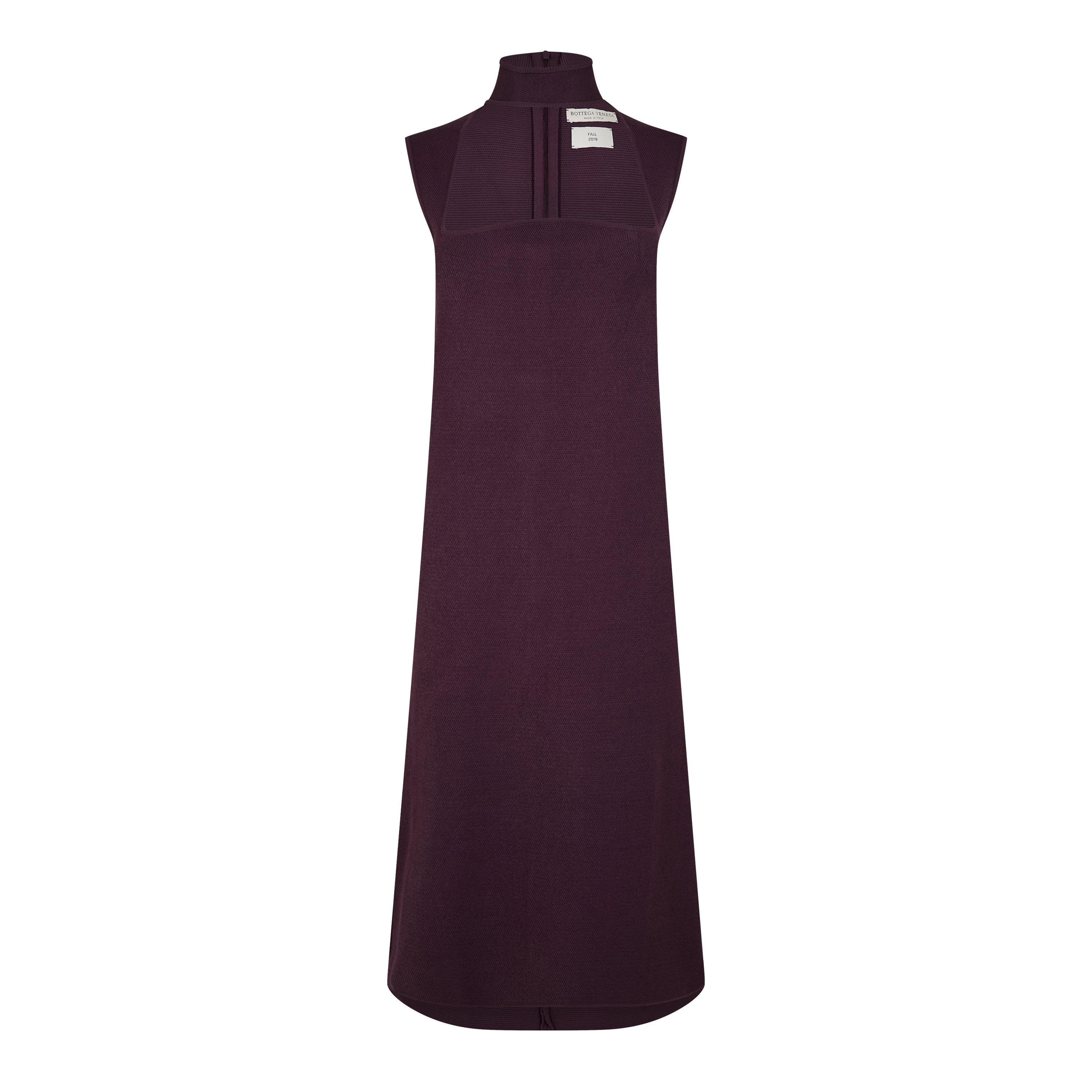 Bottega Veneta Women's Shift Dress - Merlot - Size 10 (42)