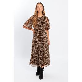 Be You BeYou Leopoard Maxi Dress Womens