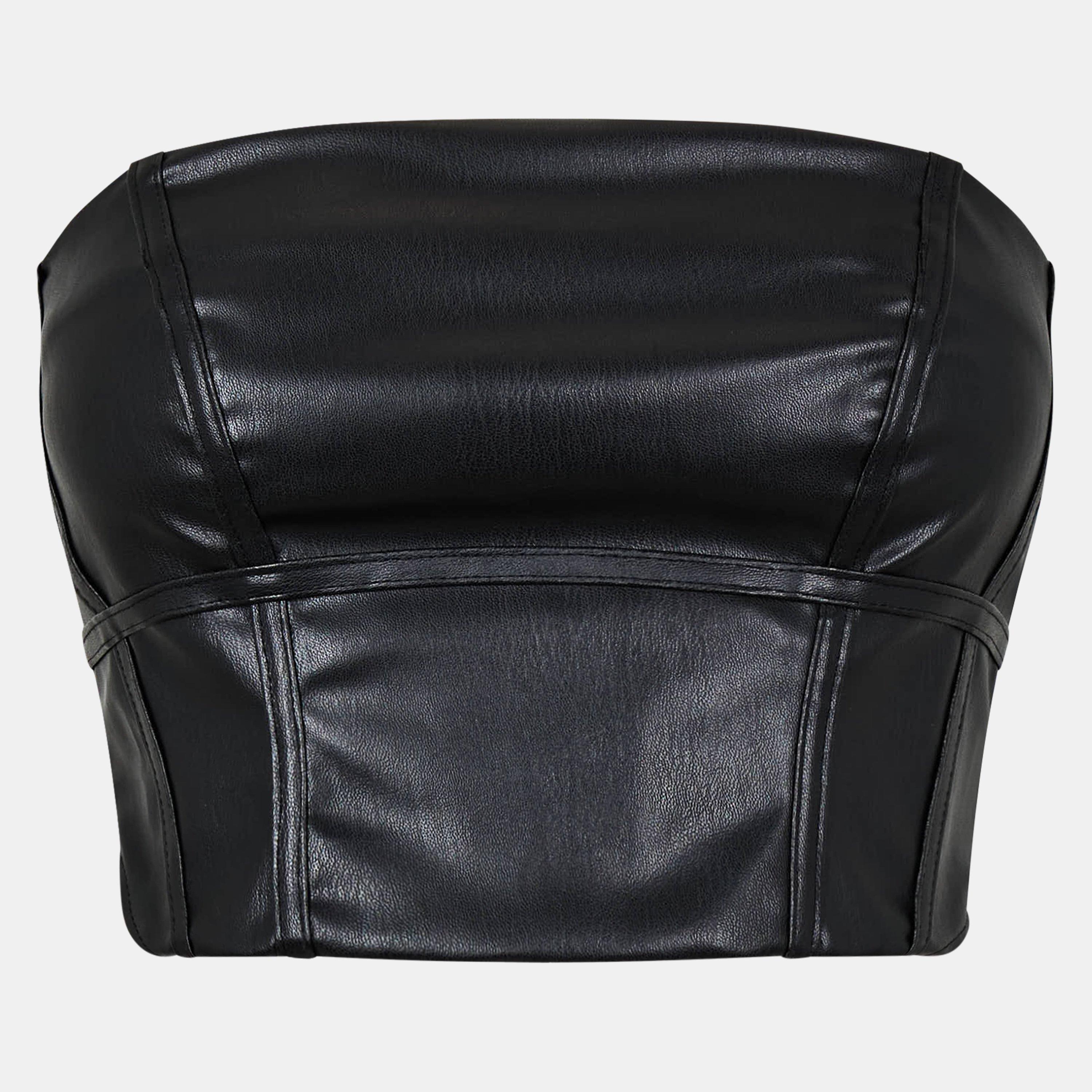 Missy Empire Women's Corset Top - Black - 14 (L)