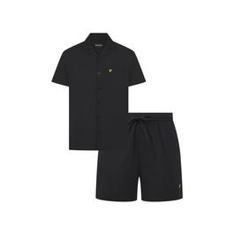 Lyle and Scott Pj Set Poplin Sn99