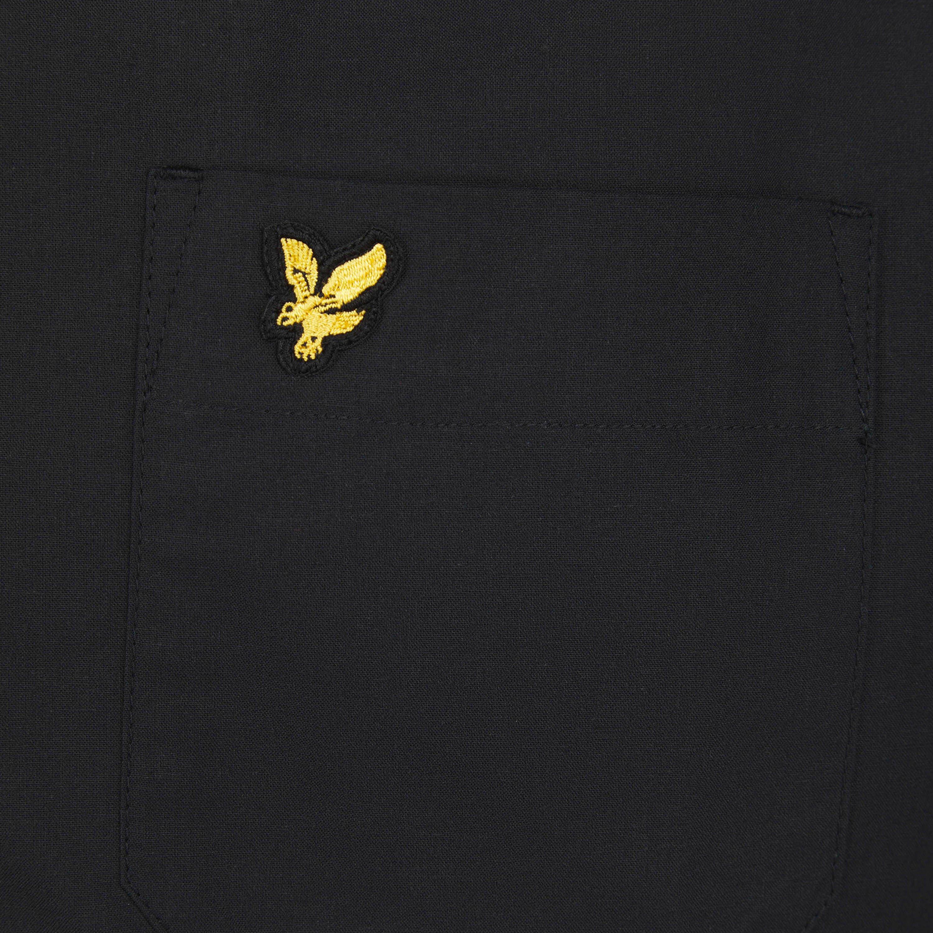 Black - Lyle and Scott - Poplin Pyjama Short-Sleeve Top - 3