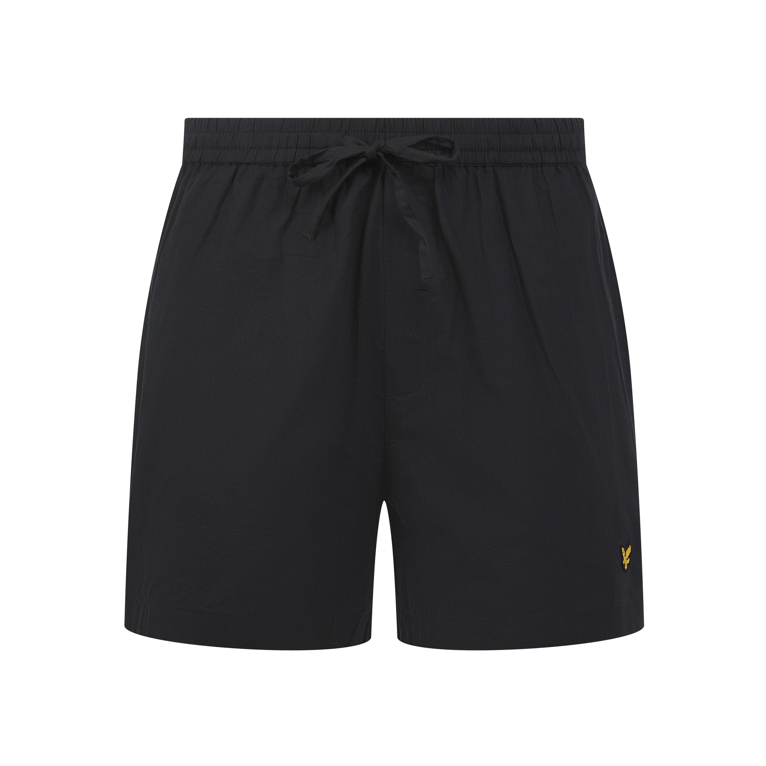 Black - Lyle and Scott - Poplin Pyjama Short-Sleeve Top - 4