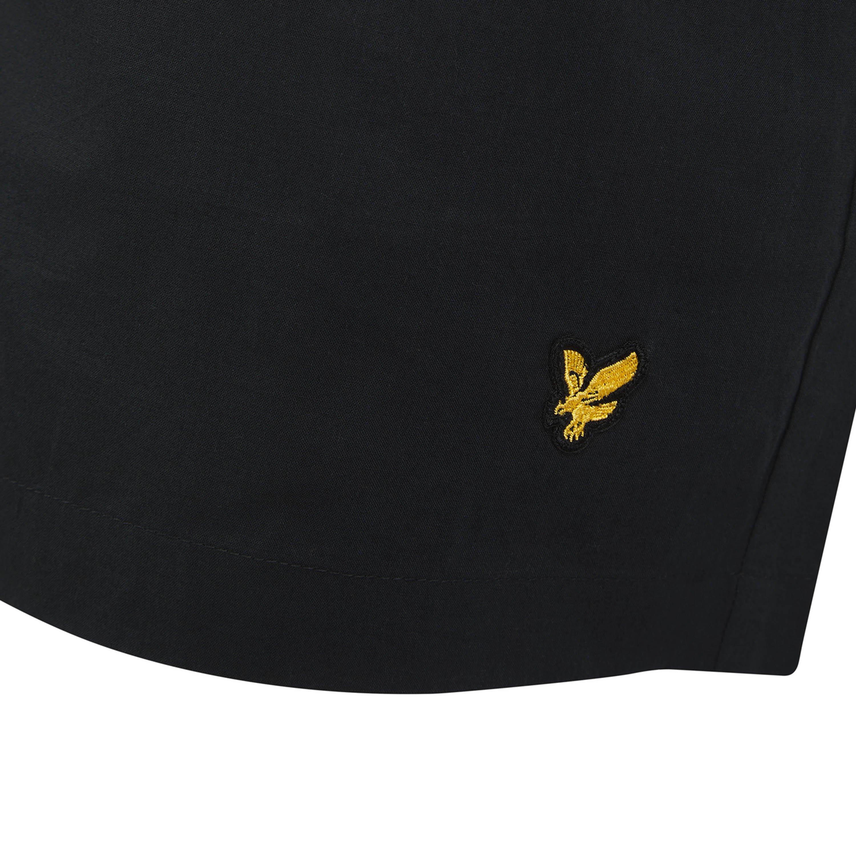 Black - Lyle and Scott - Poplin Pyjama Short-Sleeve Top - 5