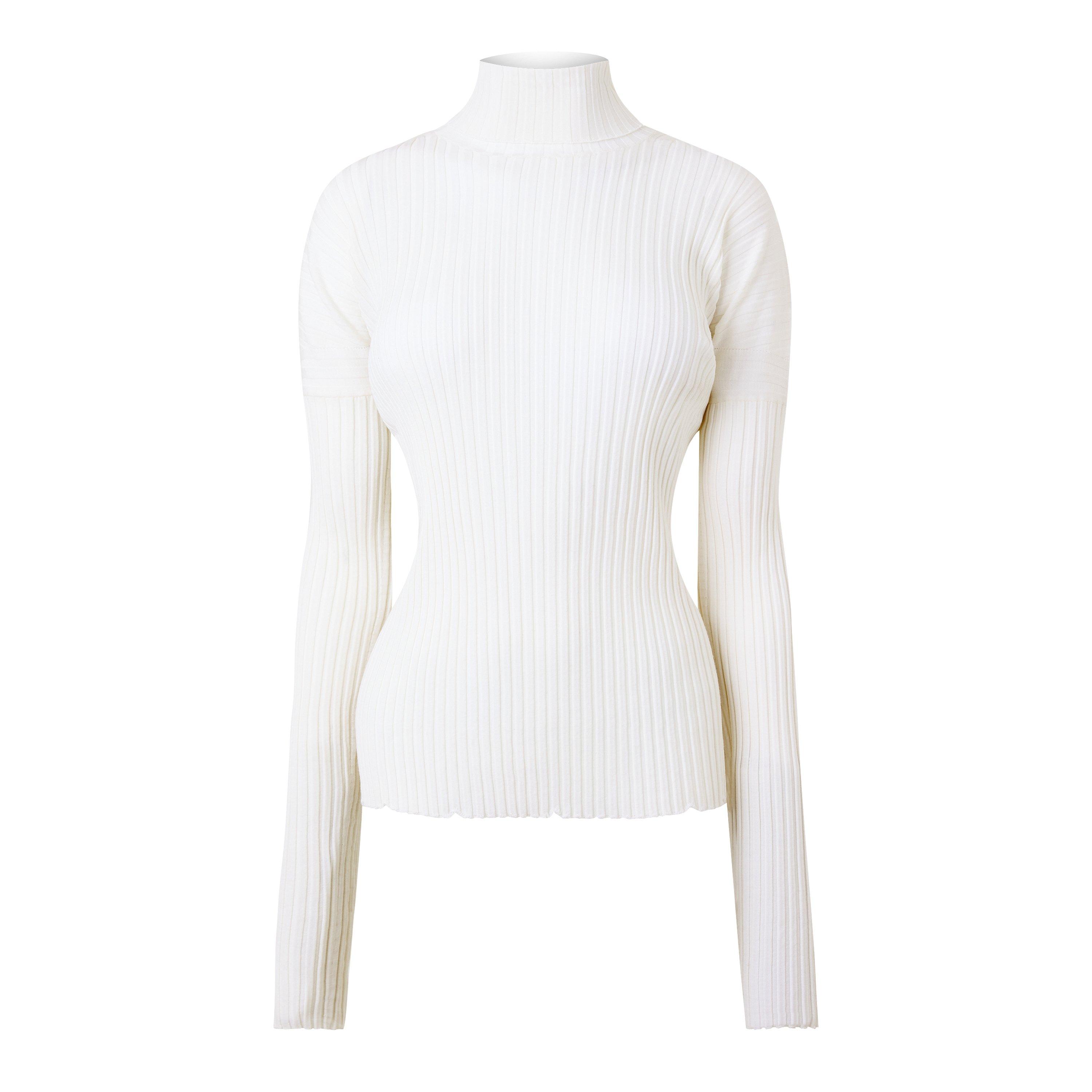 Bottega Veneta Women's Jumper - Off White - Size 4 (36)