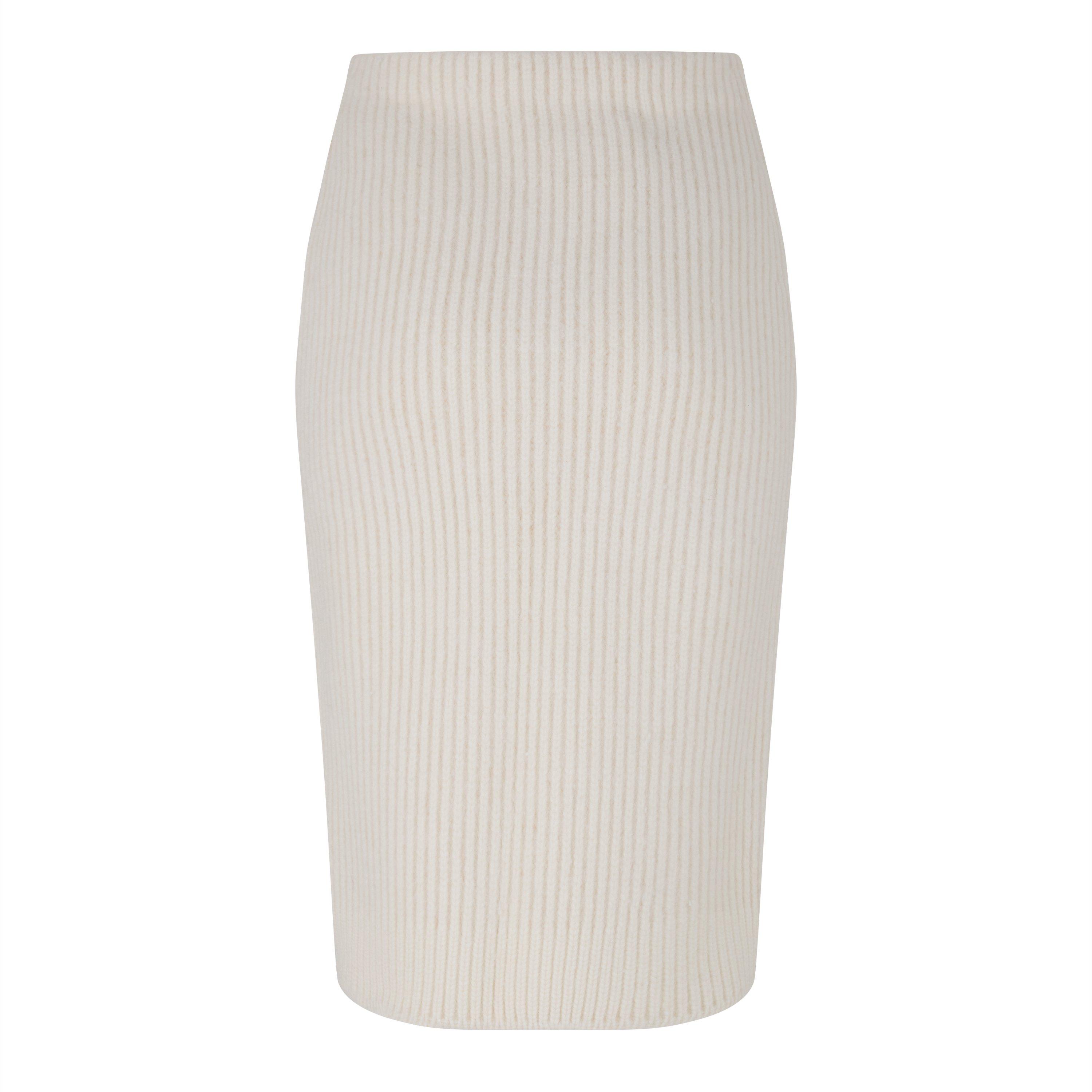 Toile/Camel - Bottega Veneta - Women's Mid-Calf Midi Skirt - 2