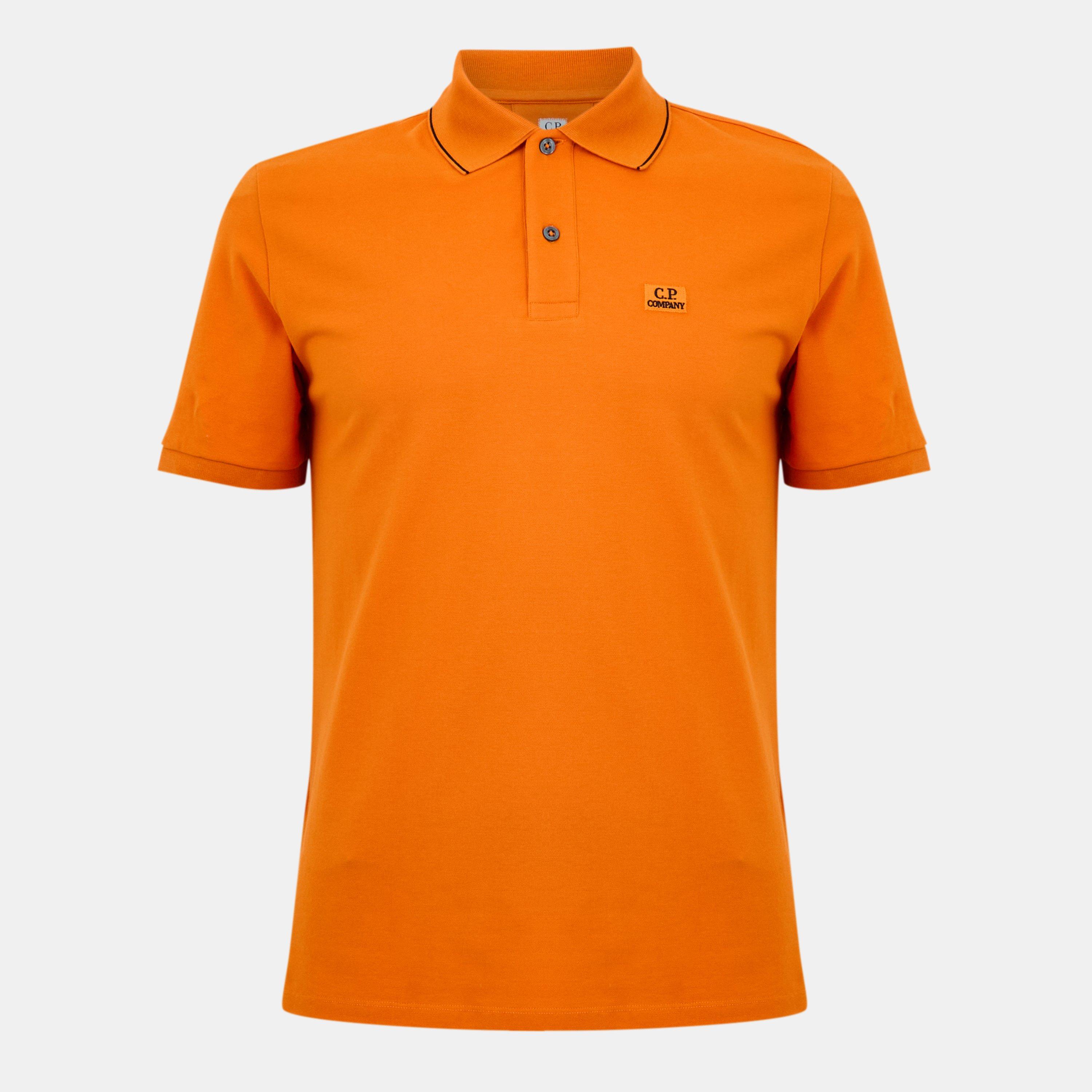 Cp Company Men's Polo Shirt - Russ Orange 434 - M (48)