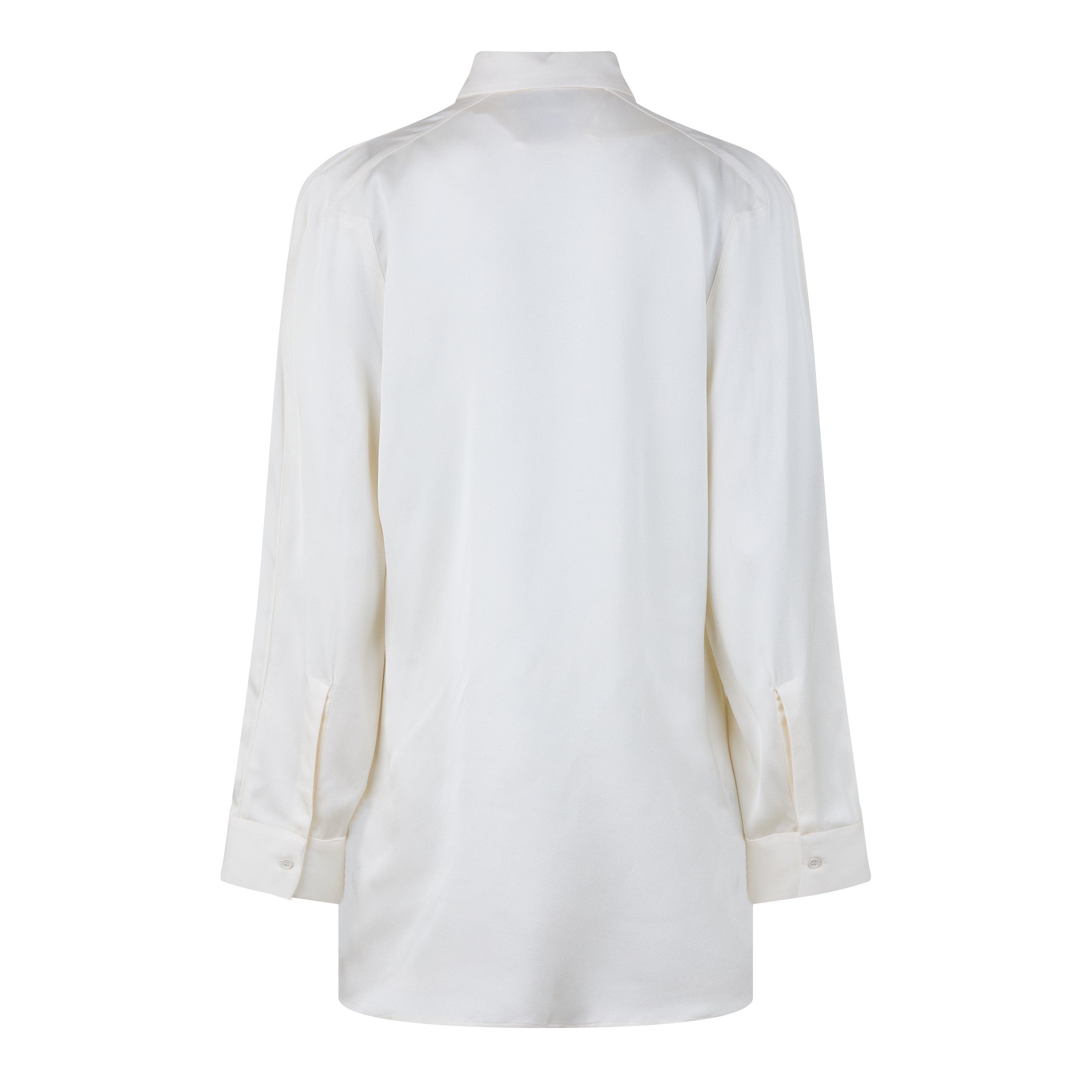 Off White - Bottega Veneta - Women's Plain Long-Sleeve Shirt - 2