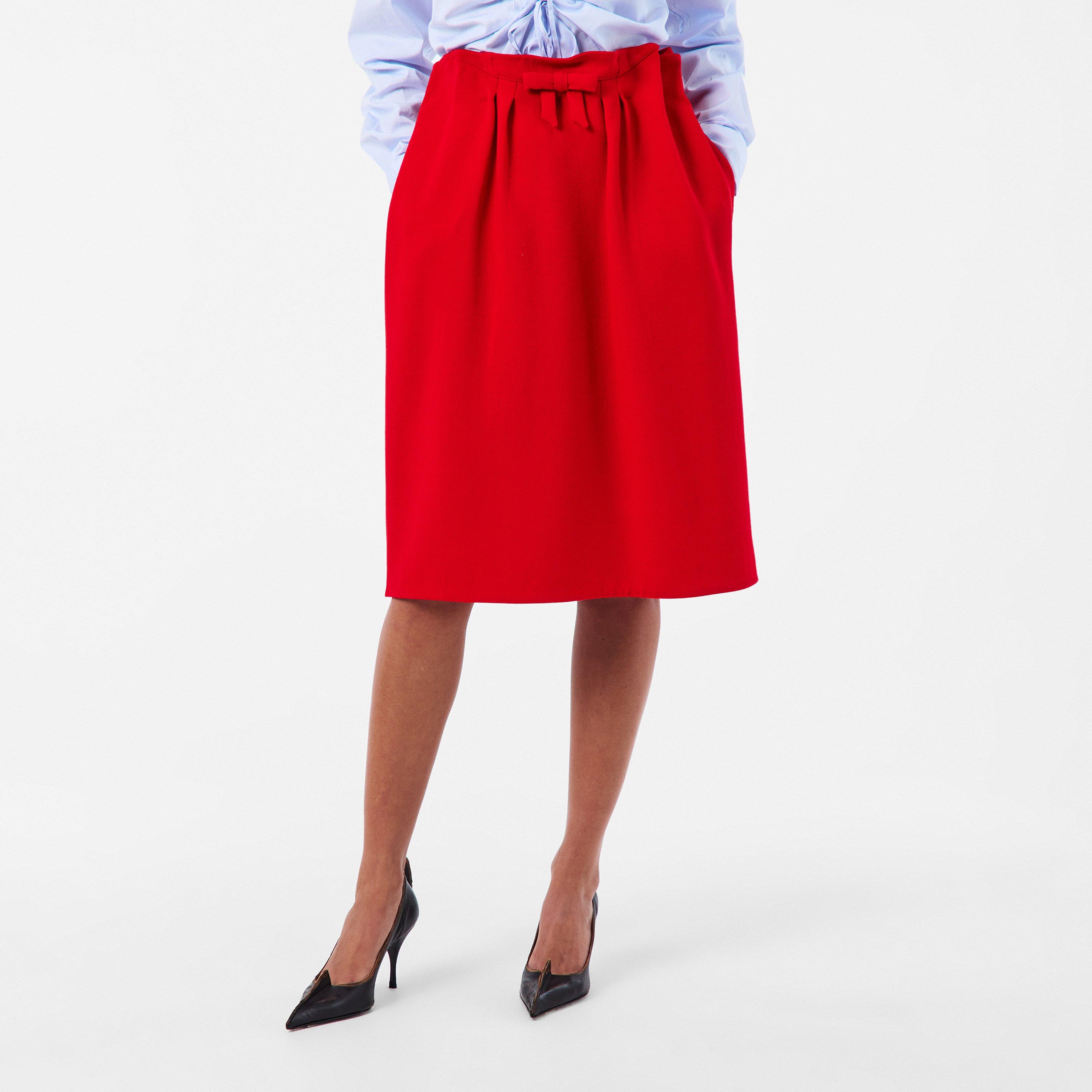 Rosso - Prada - Women's Midi Skirt - 3