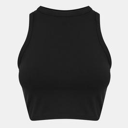 Missy Empire Premium Sculpt Racer Crop Top Womens