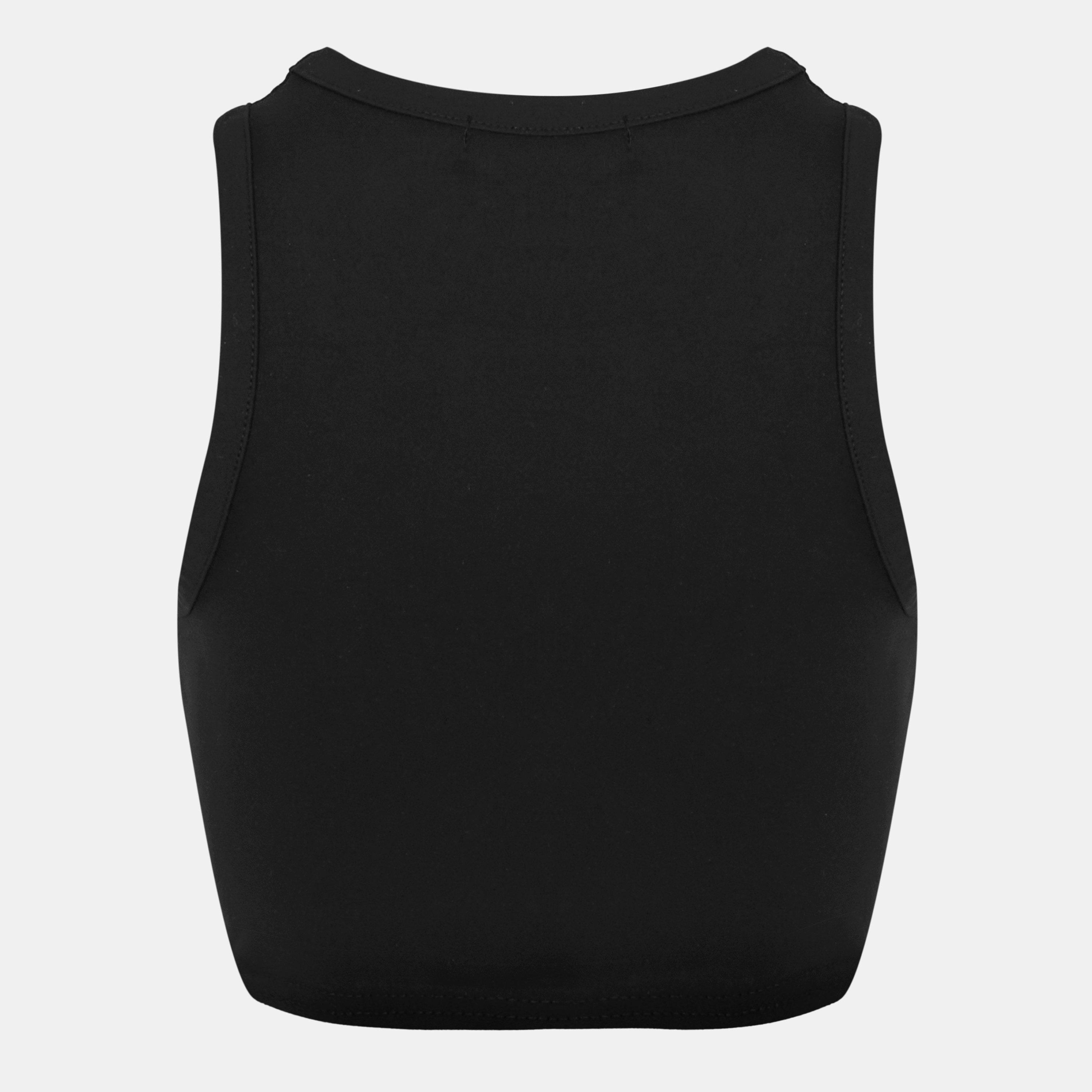 Sort - Missy Empire - Premium Sculpt Racer Crop Top Womens - 2