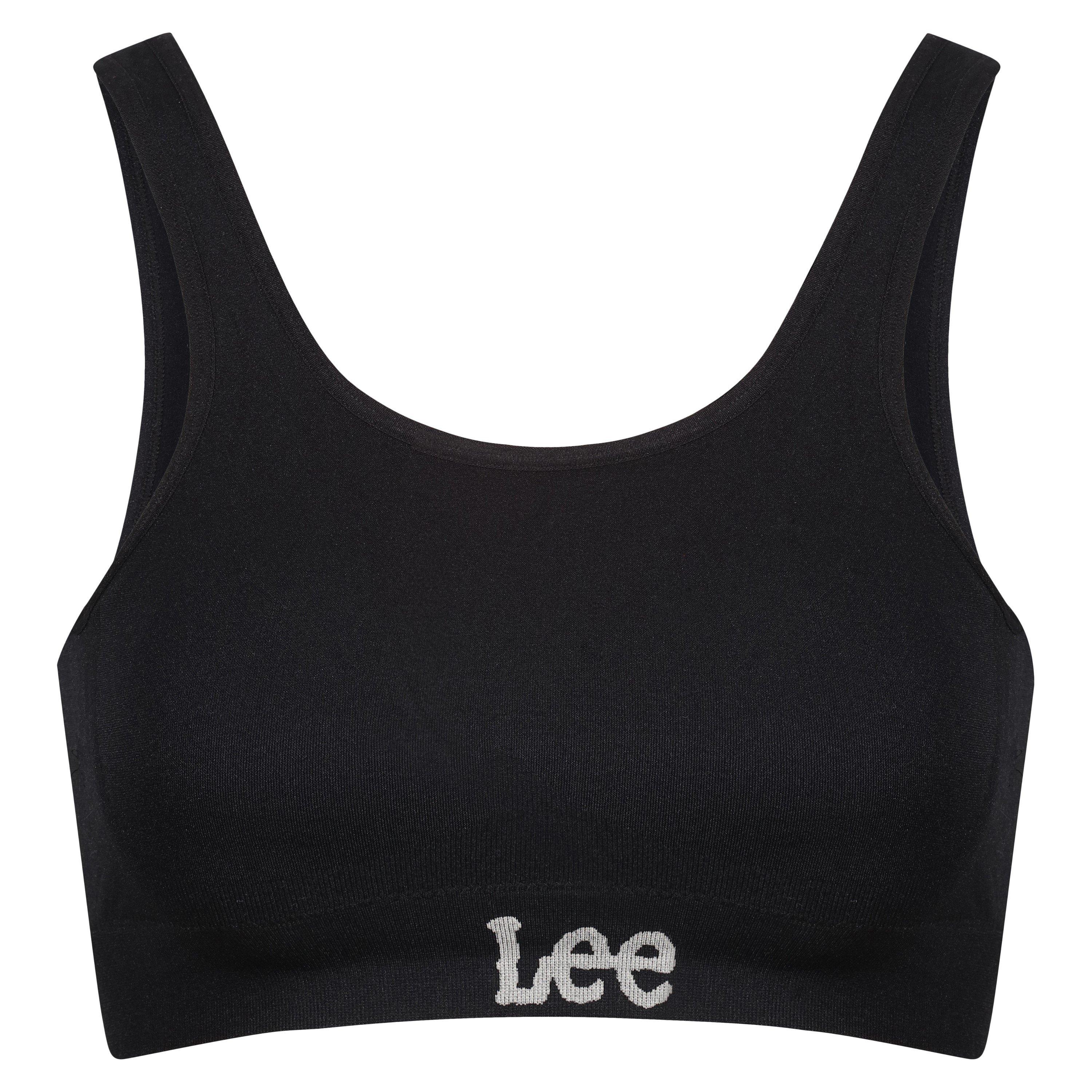 Black - Lee - Women's Katie Cropped Jersey Bralette - 1