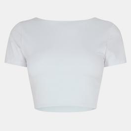 Missy Empire Premium Sculpt Backless Crop Top Womens
