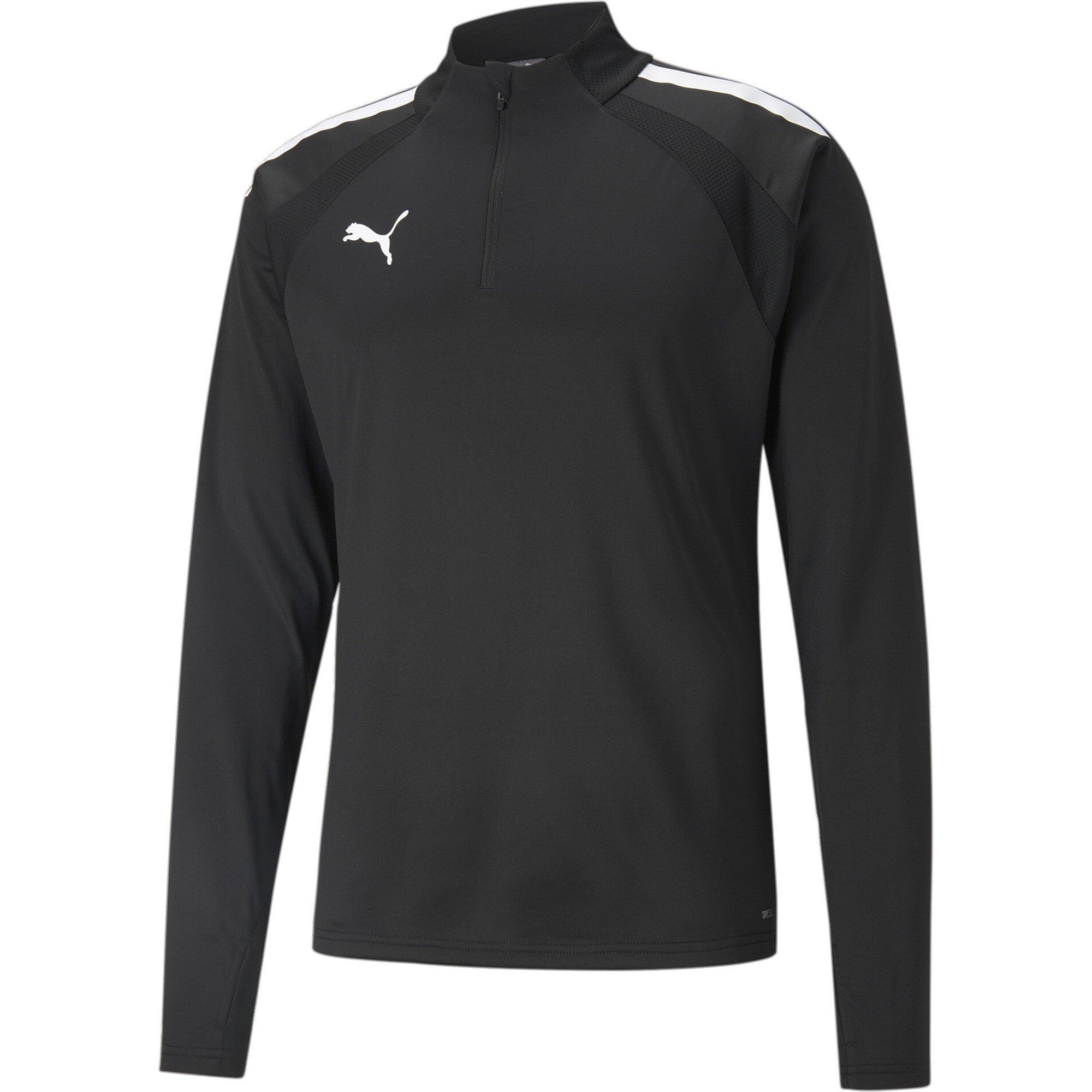 Puma Men's Teamliga 1/4 Zip Fleece - Black - XS