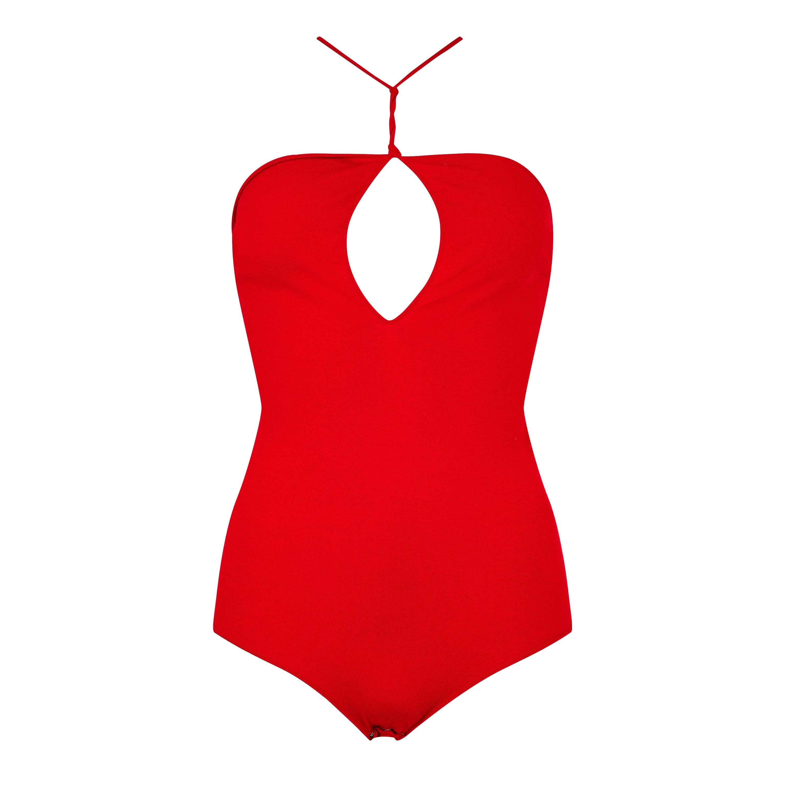 Bottega Veneta Women's Clean-Lined Streamlined Fit Bodysuit - Nail Polish - Size 14 (40)