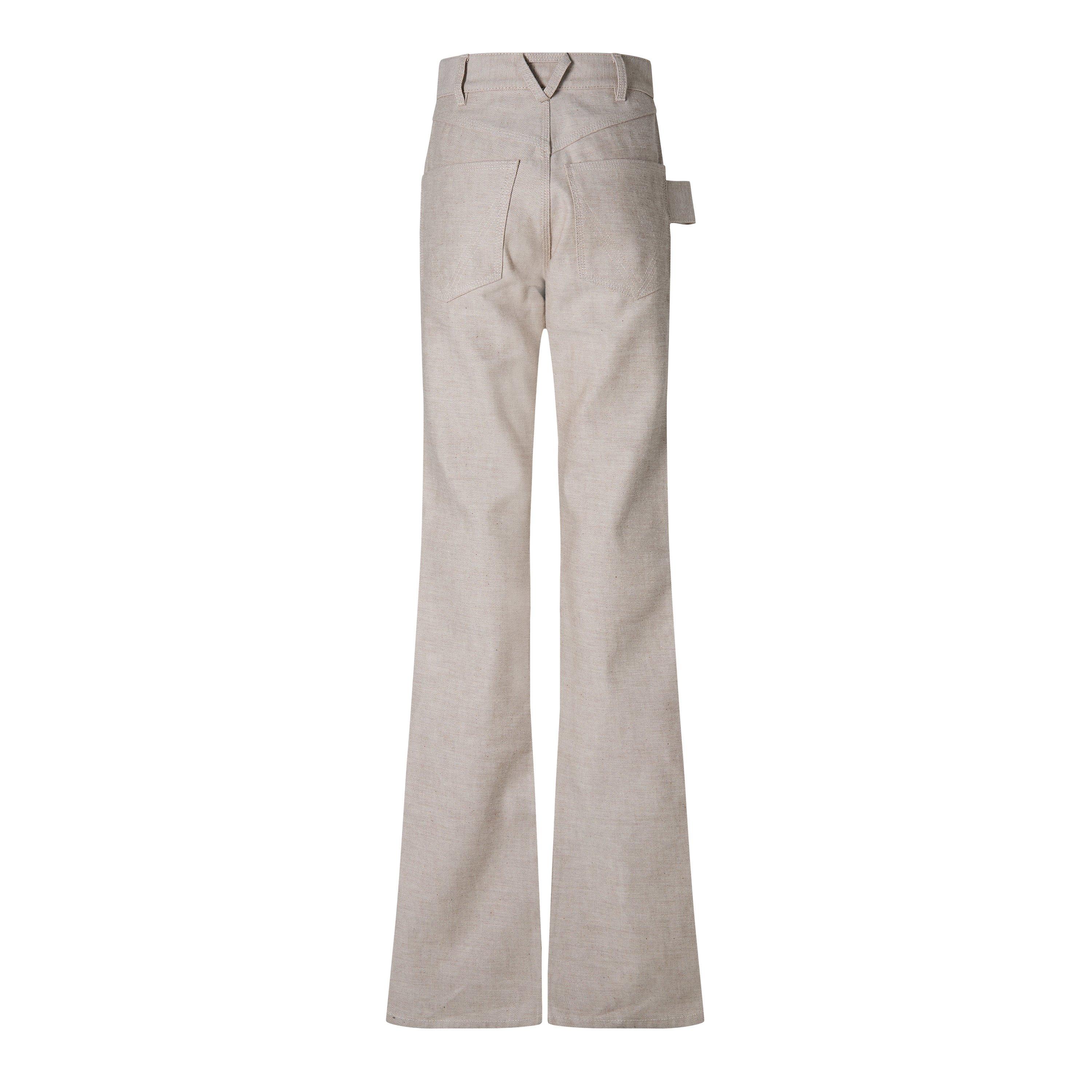 Light Biscuit - Bottega Veneta - Women's Flared Jeans - 2