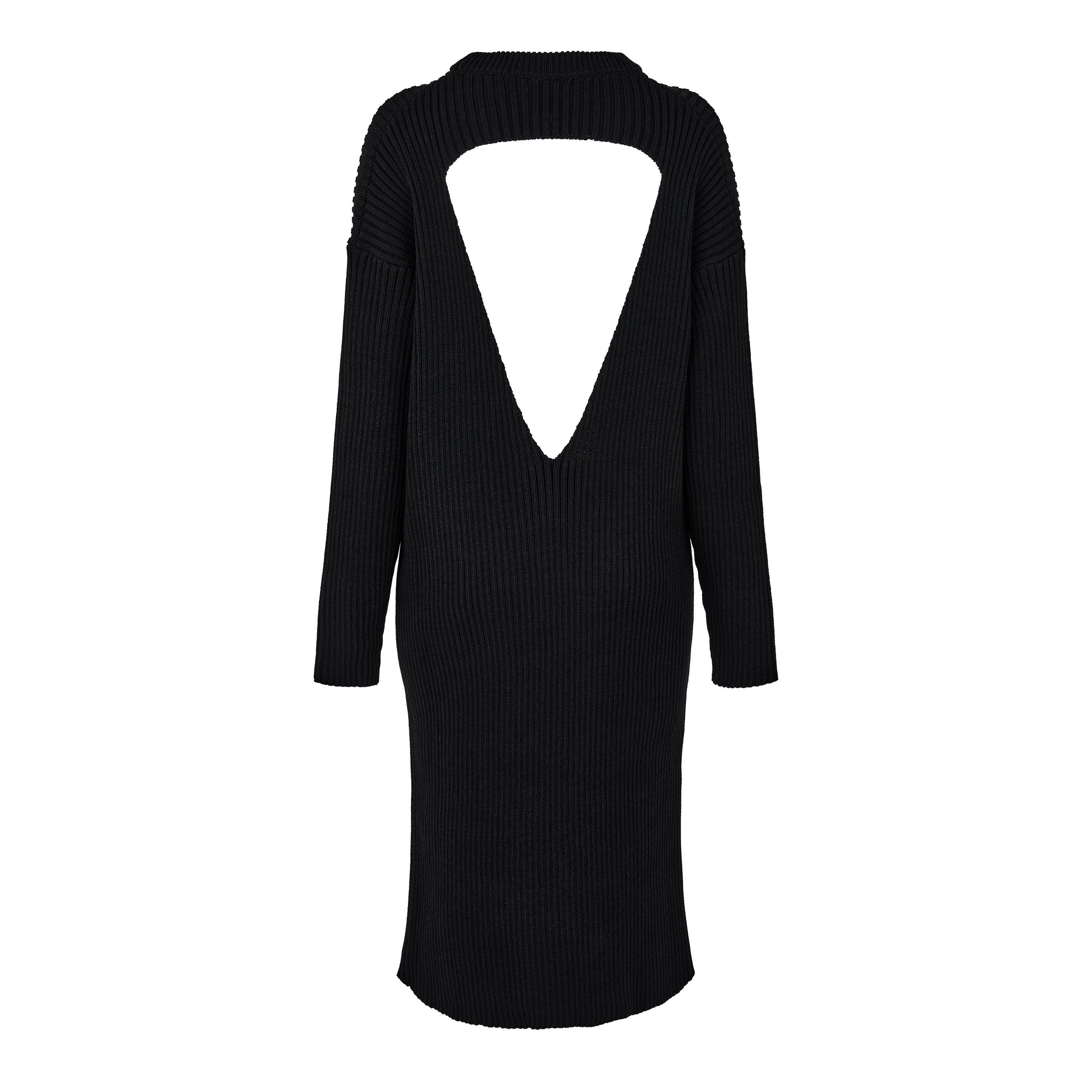 Black - Bottega Veneta - Women's Structured Shift Dress - 2