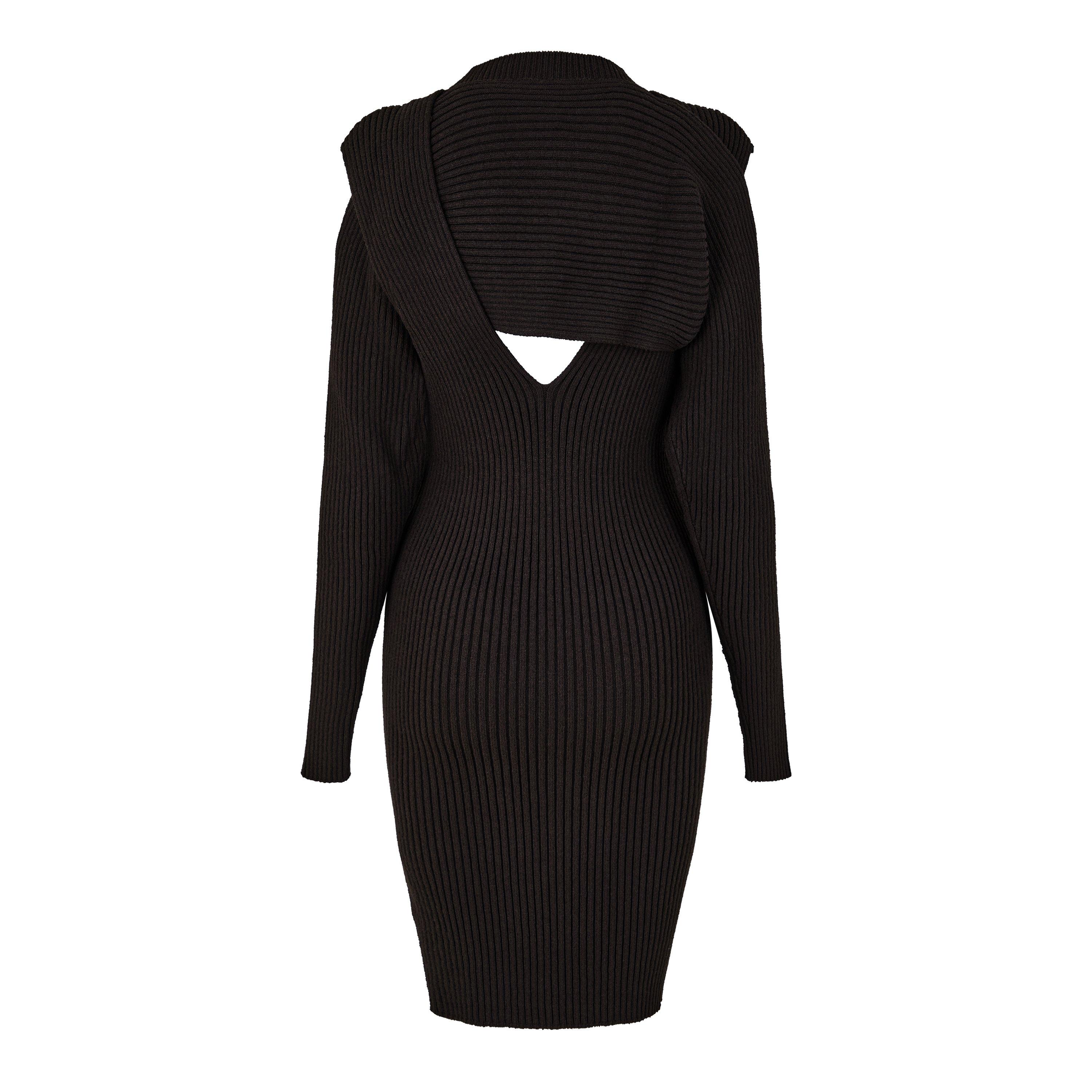 Espresso - Bottega Veneta - Women's Shift Dress - 2