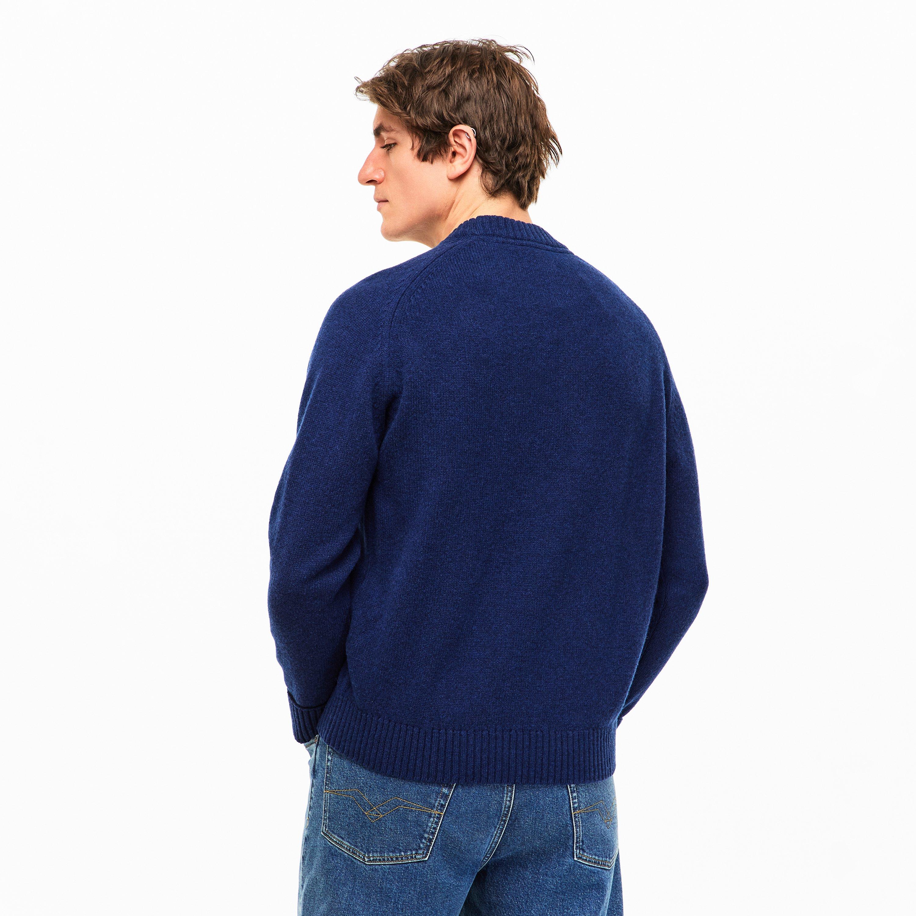 Inky Blue - Barbour - Grangetown Crew Neck Jumper - 4