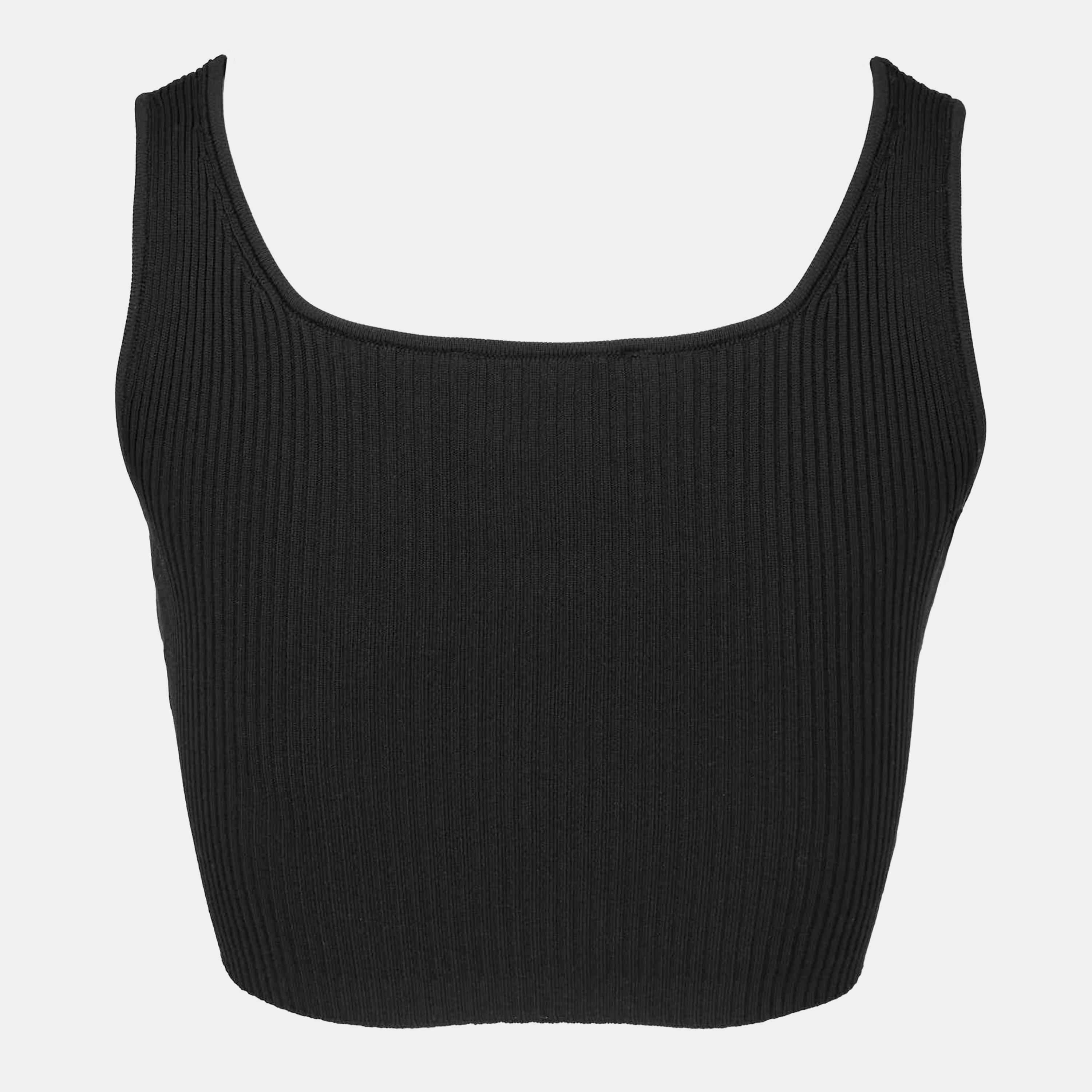 Zwart - Missy Empire - Rib Knit Bralette - 2