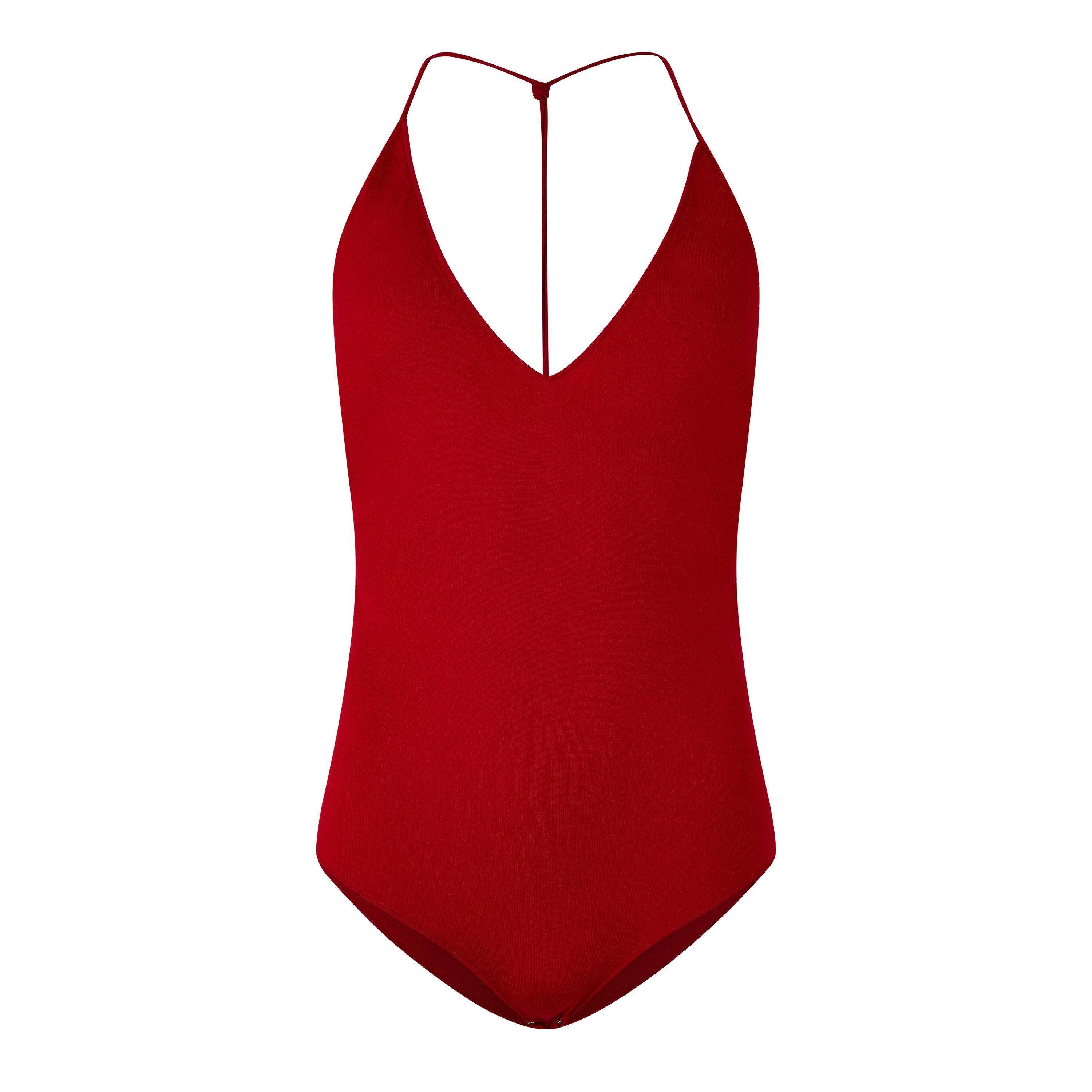 Bottega Veneta Women's Stretch Bodysuit - Scarlet - Size 10 (36)