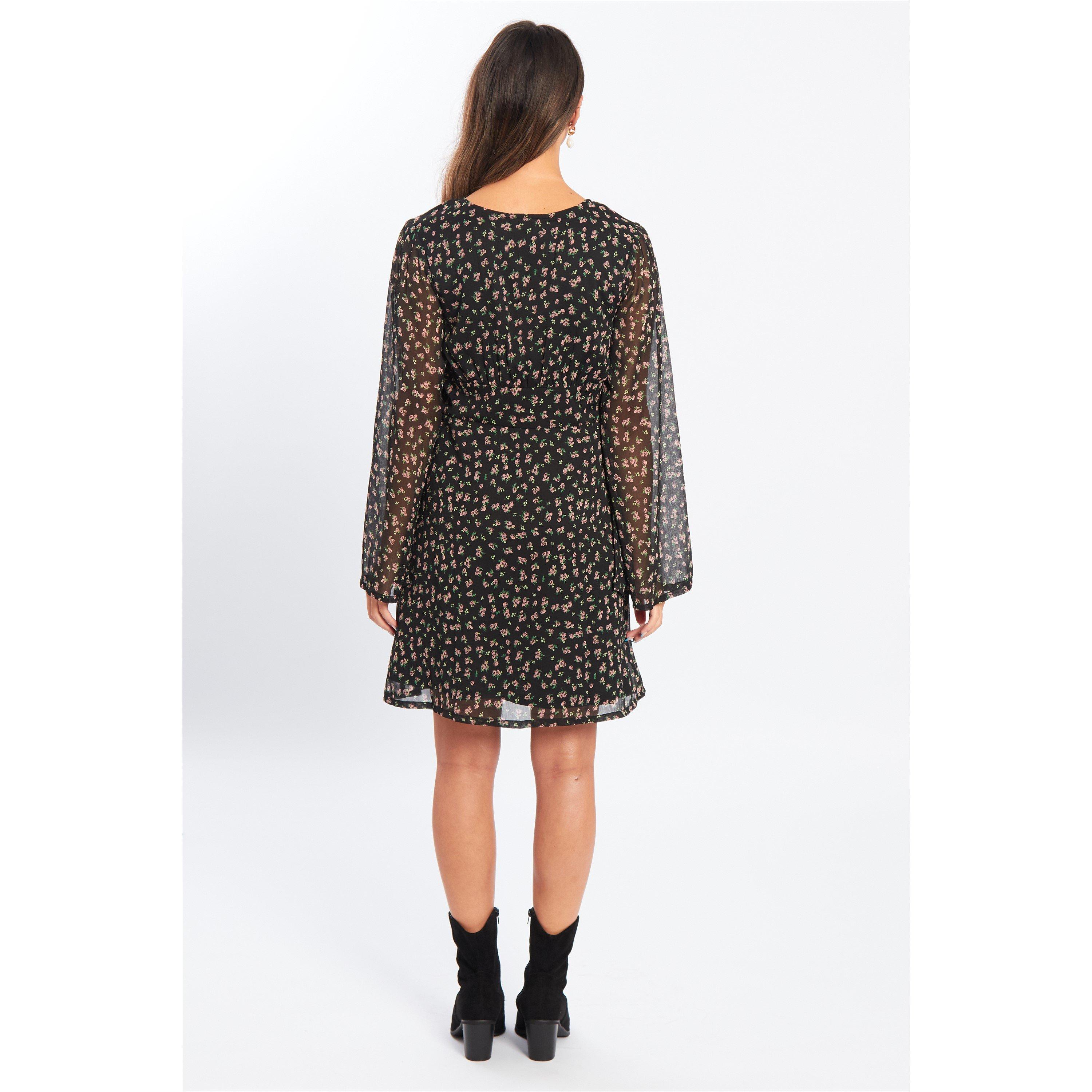 Mini Floral - Be You - Bell Sleeve Mini Dress - 3