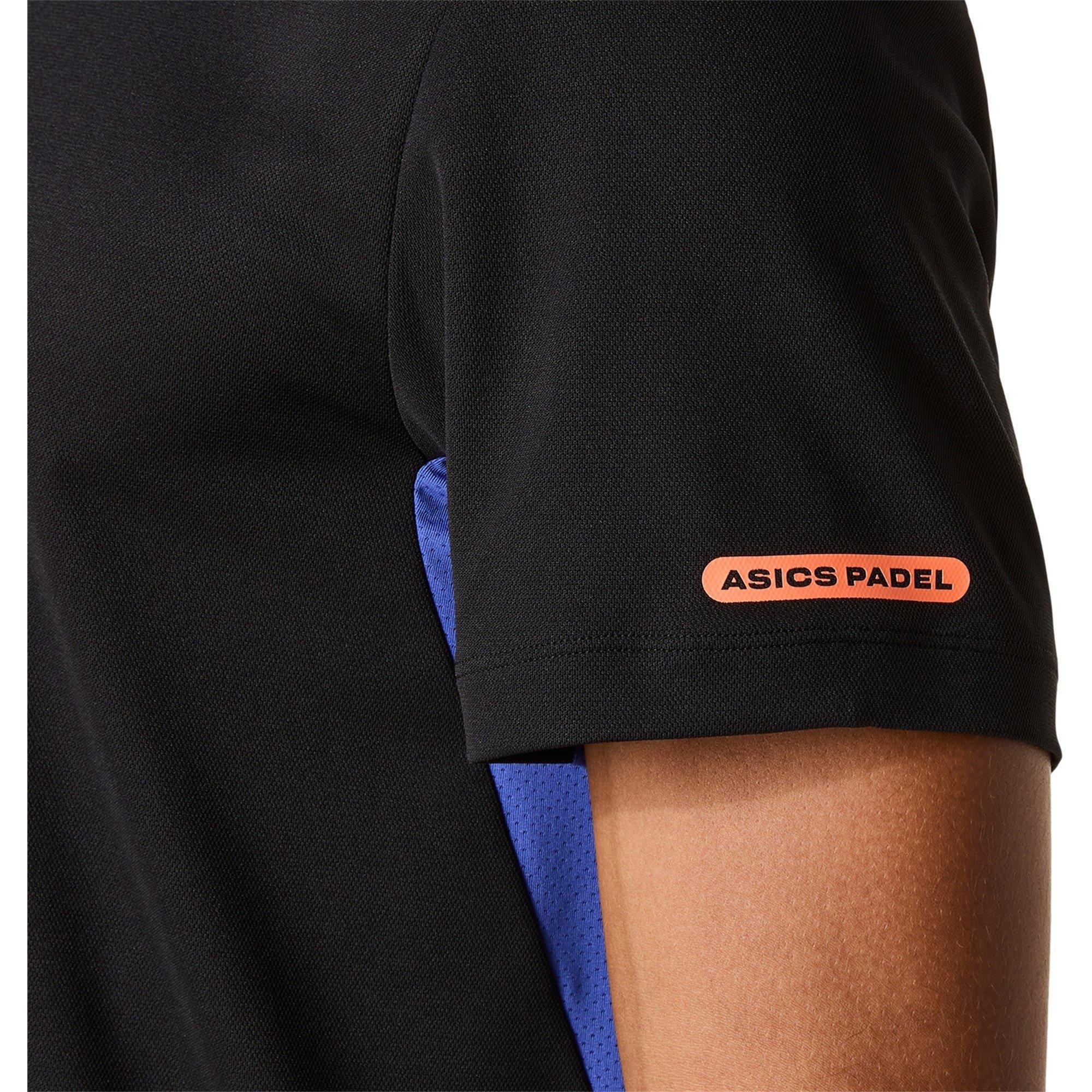 P.Blk/D.Cobalt - Asics - Padel Court Mens Performance T-Shirt - 4