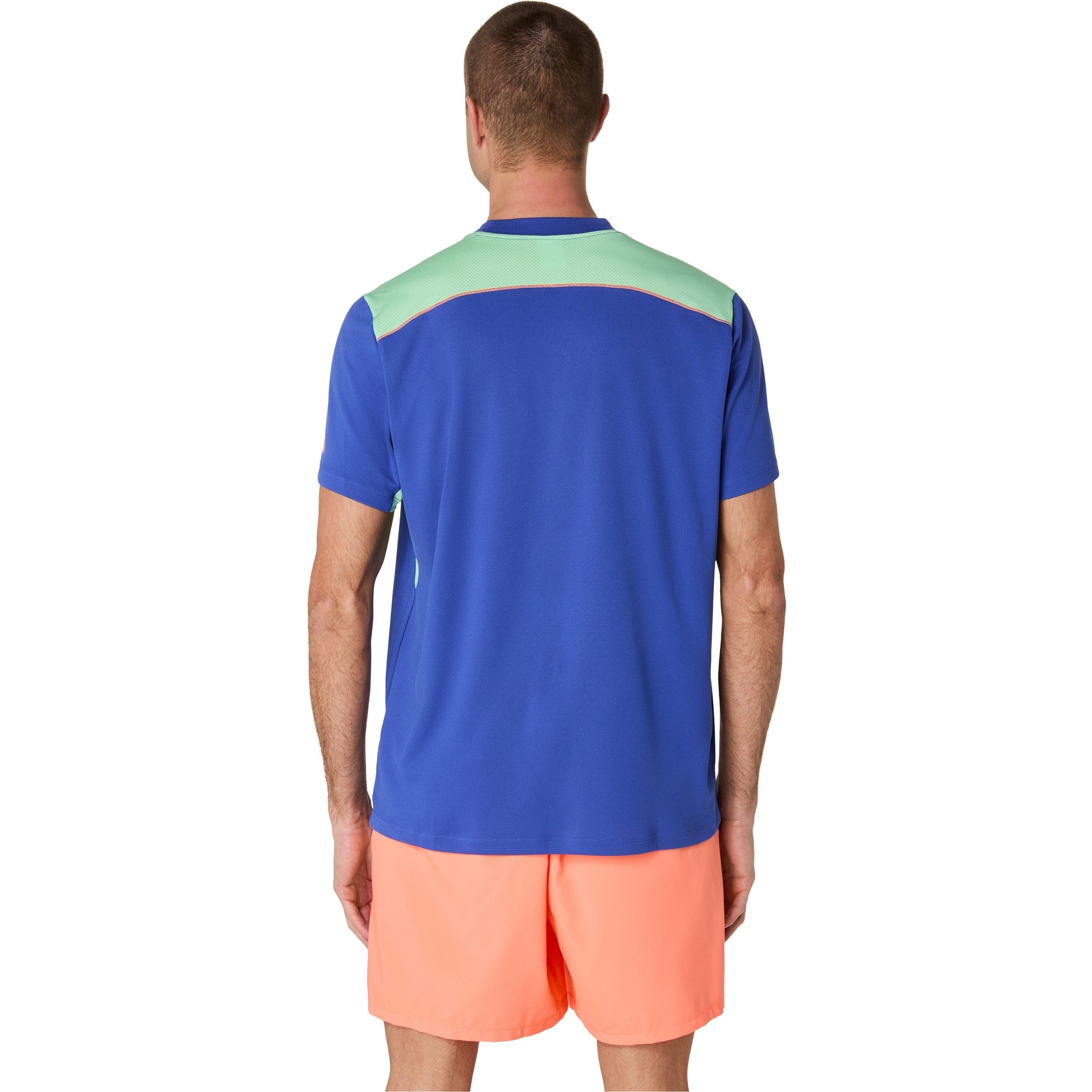 D.Cobalt/Mnthl - Asics - ASICS Padel Court Mens Performance T-Shirt - 2