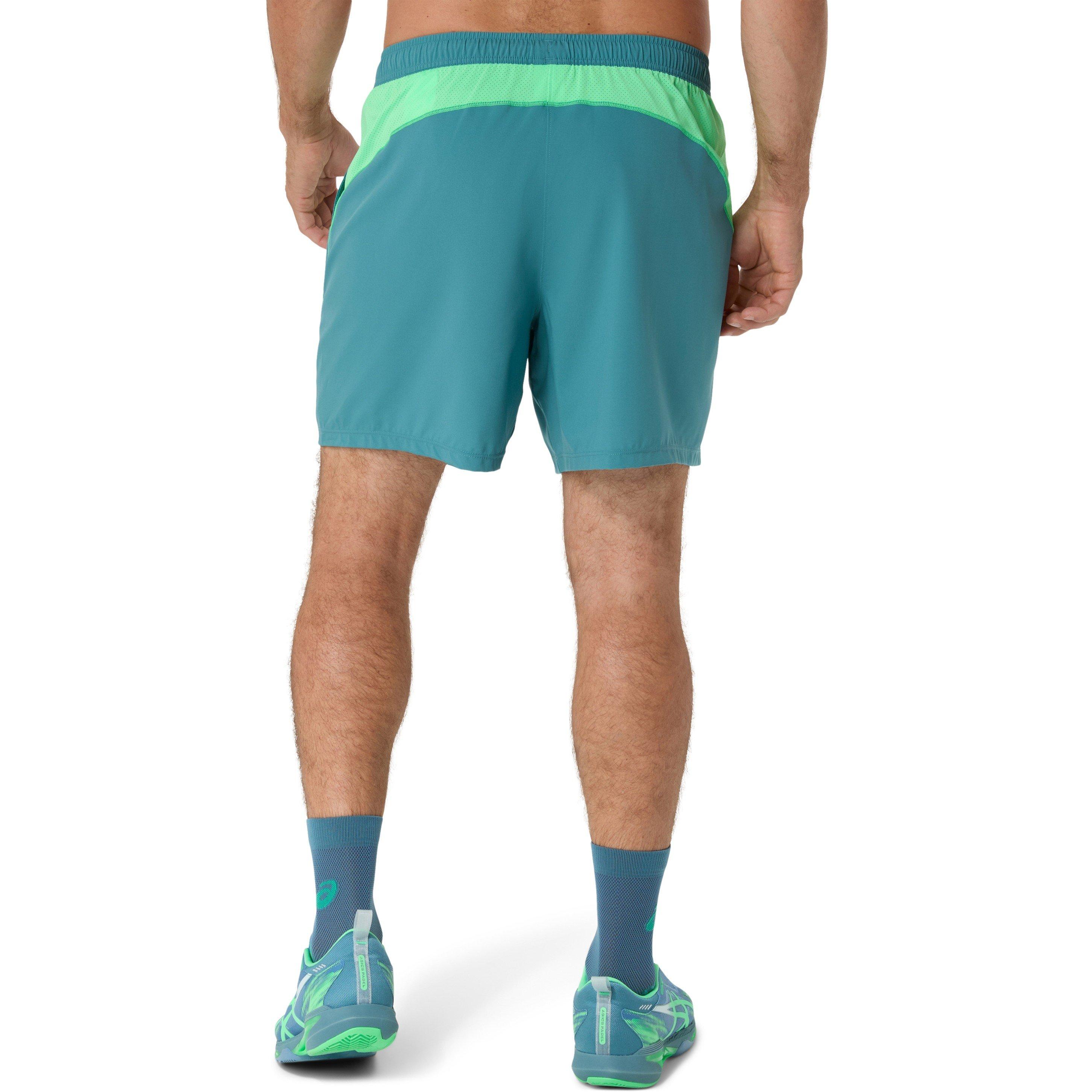 M.Pine/V.Green - Asics - ASICS Padel Court Mens Performance Shorts - 2
