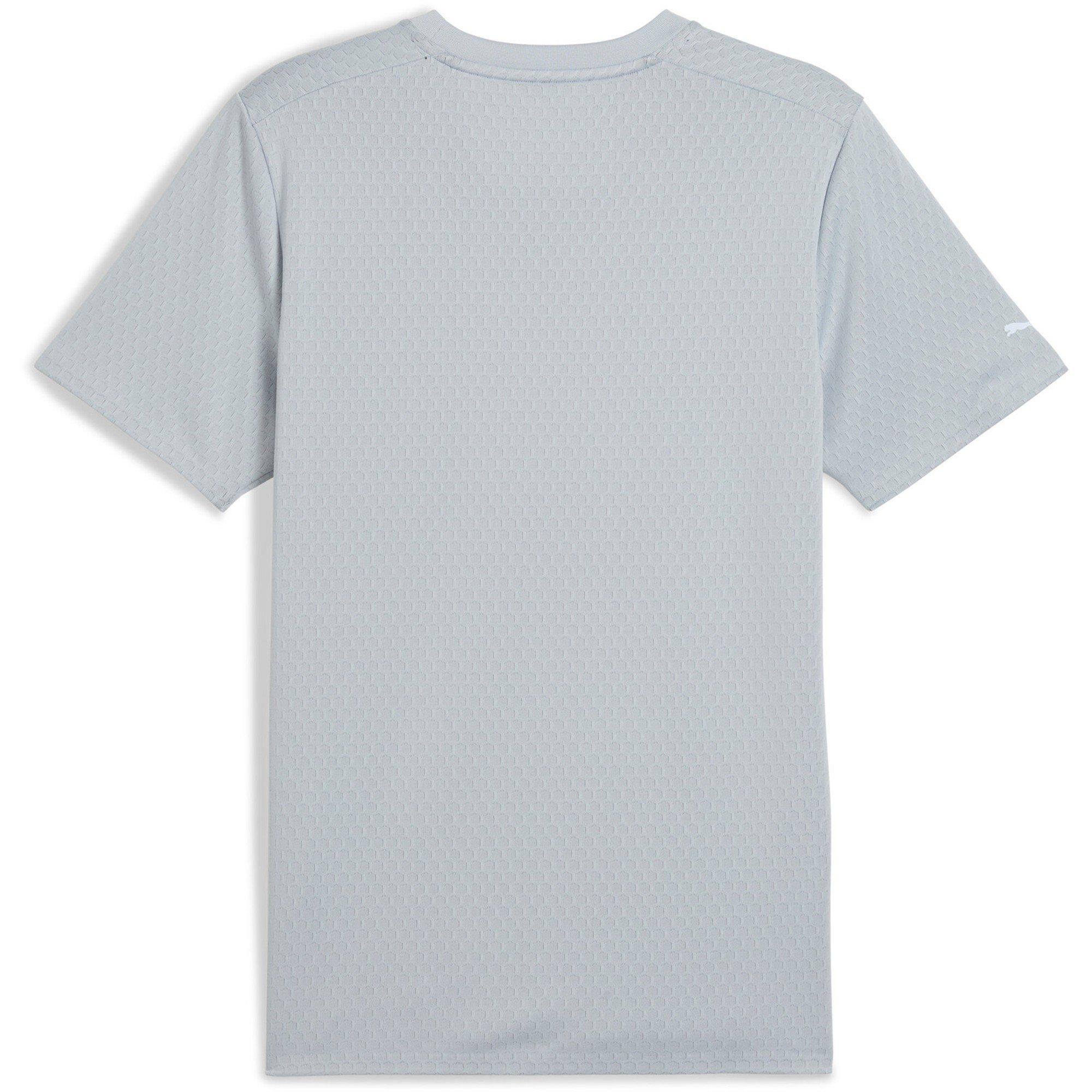 Frozen Gray - Puma - Men's Pd Carbon Short Sleeve Performance T-Shirt - 2
