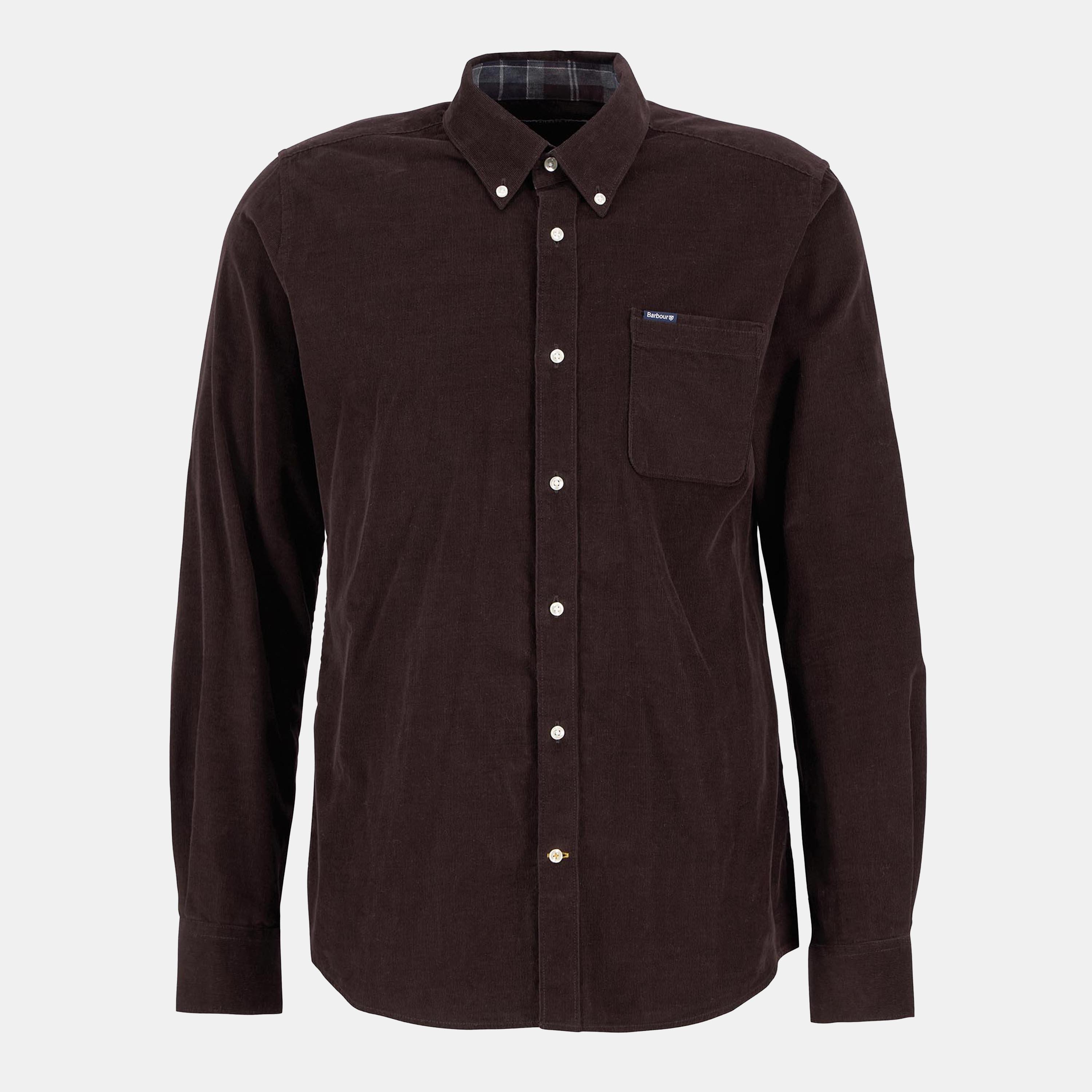 Barbour Ramsey Shirt - Dark Oak BR17 - Size 2XL