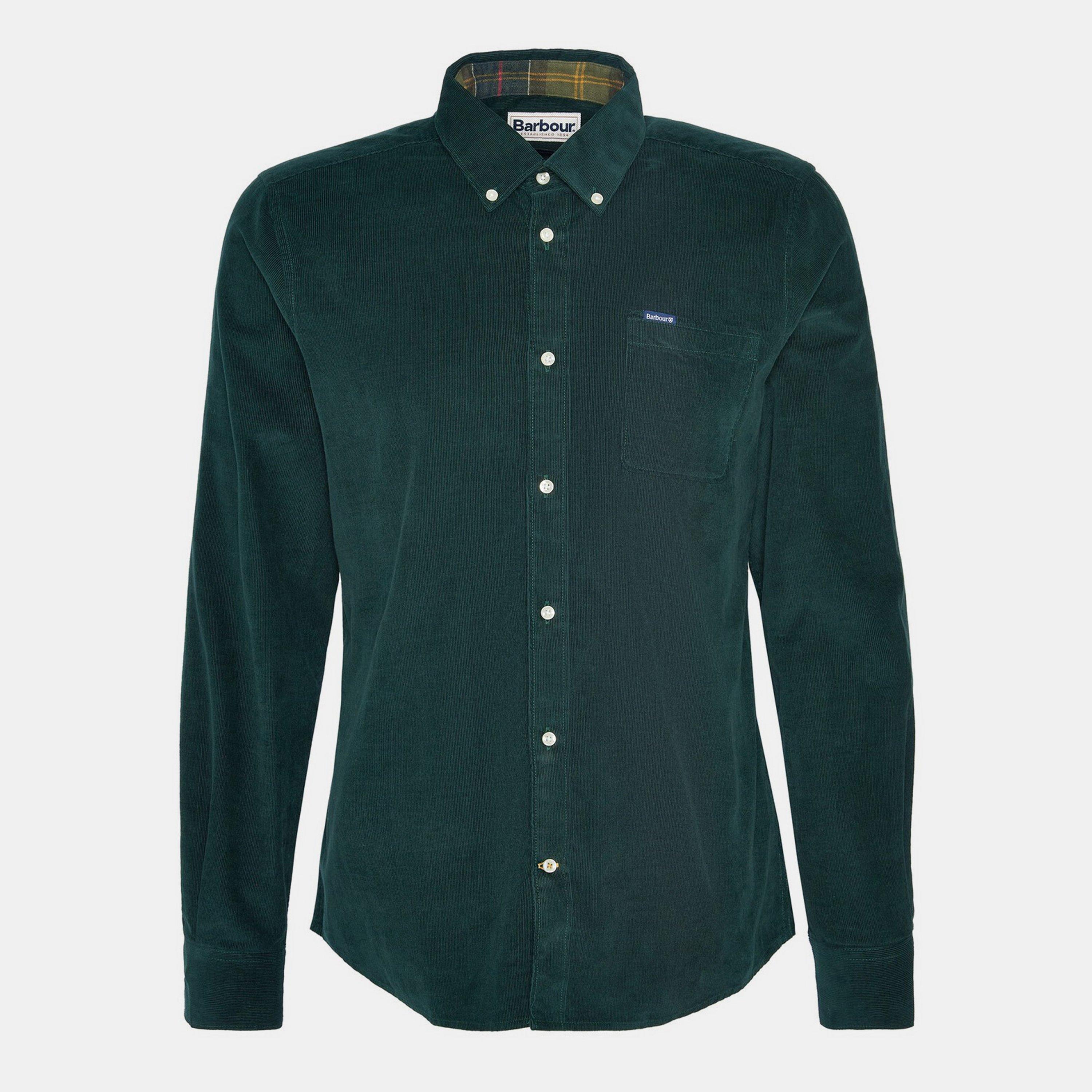 Barbour Men's Ramsey Shirt - Seaweed Gn73 - S