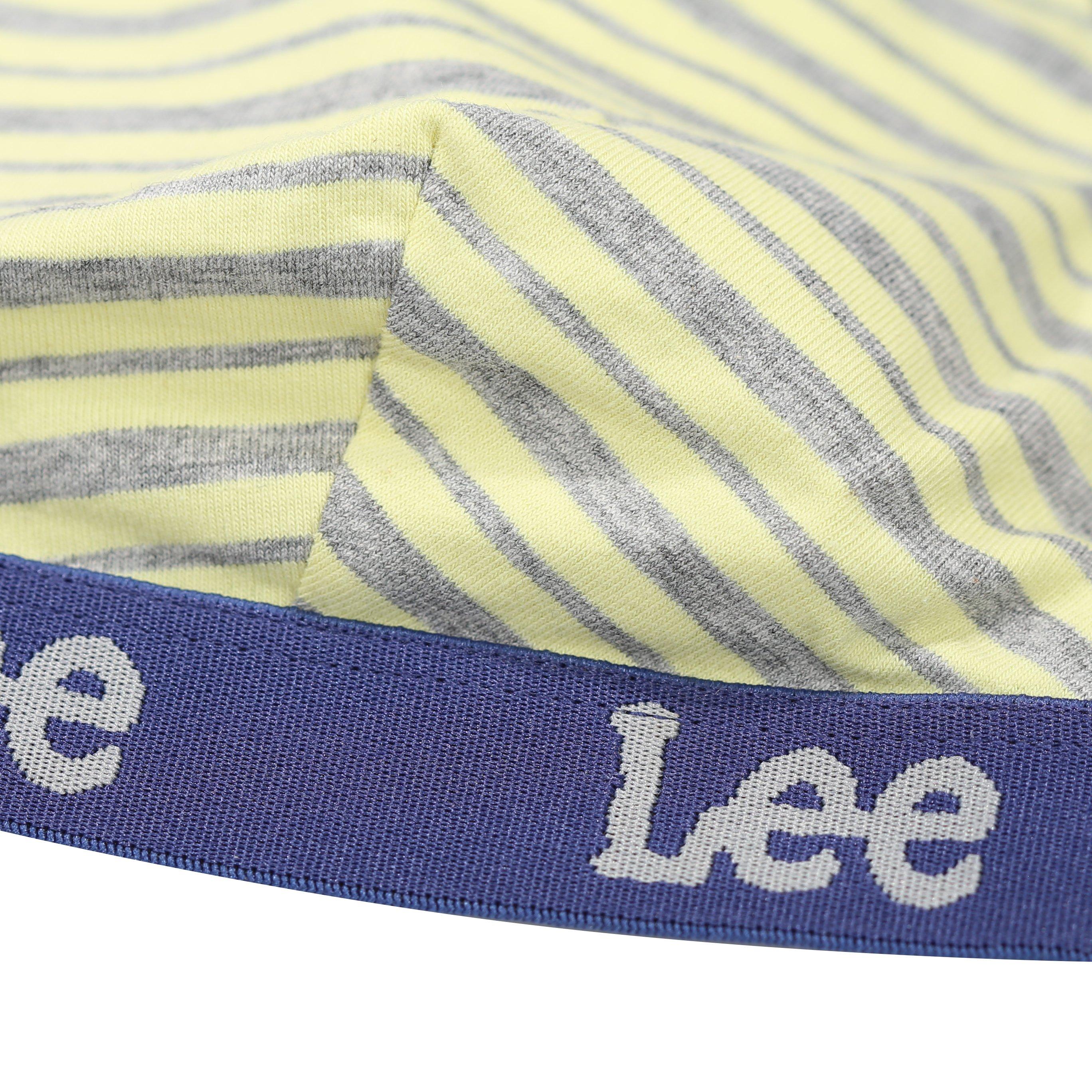 Lemon Stripe - Lee - Womens Jersey Bralette Tassie - 3