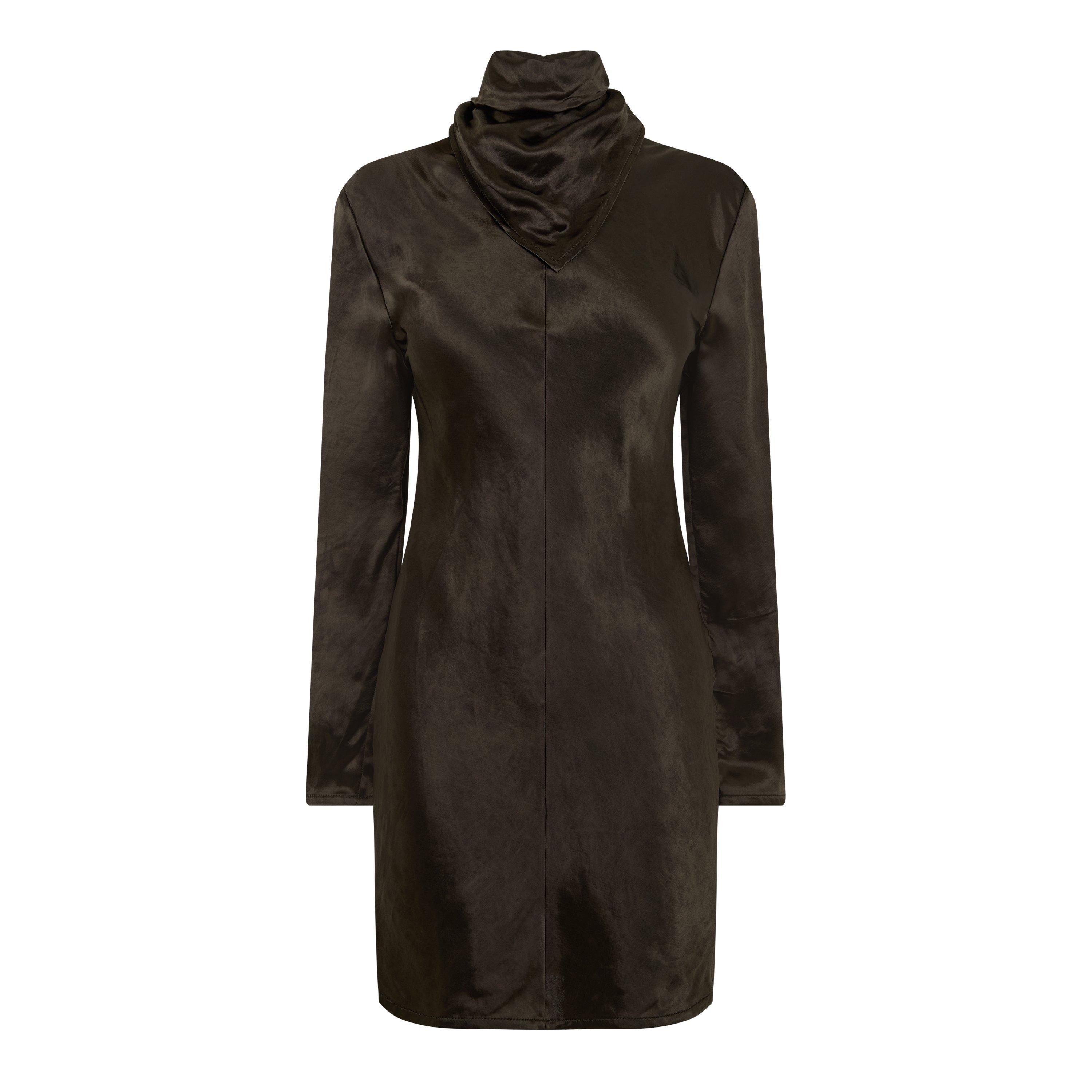 Bottega Veneta Women's Structured Shift Dress - Olive - Size 4 (36)