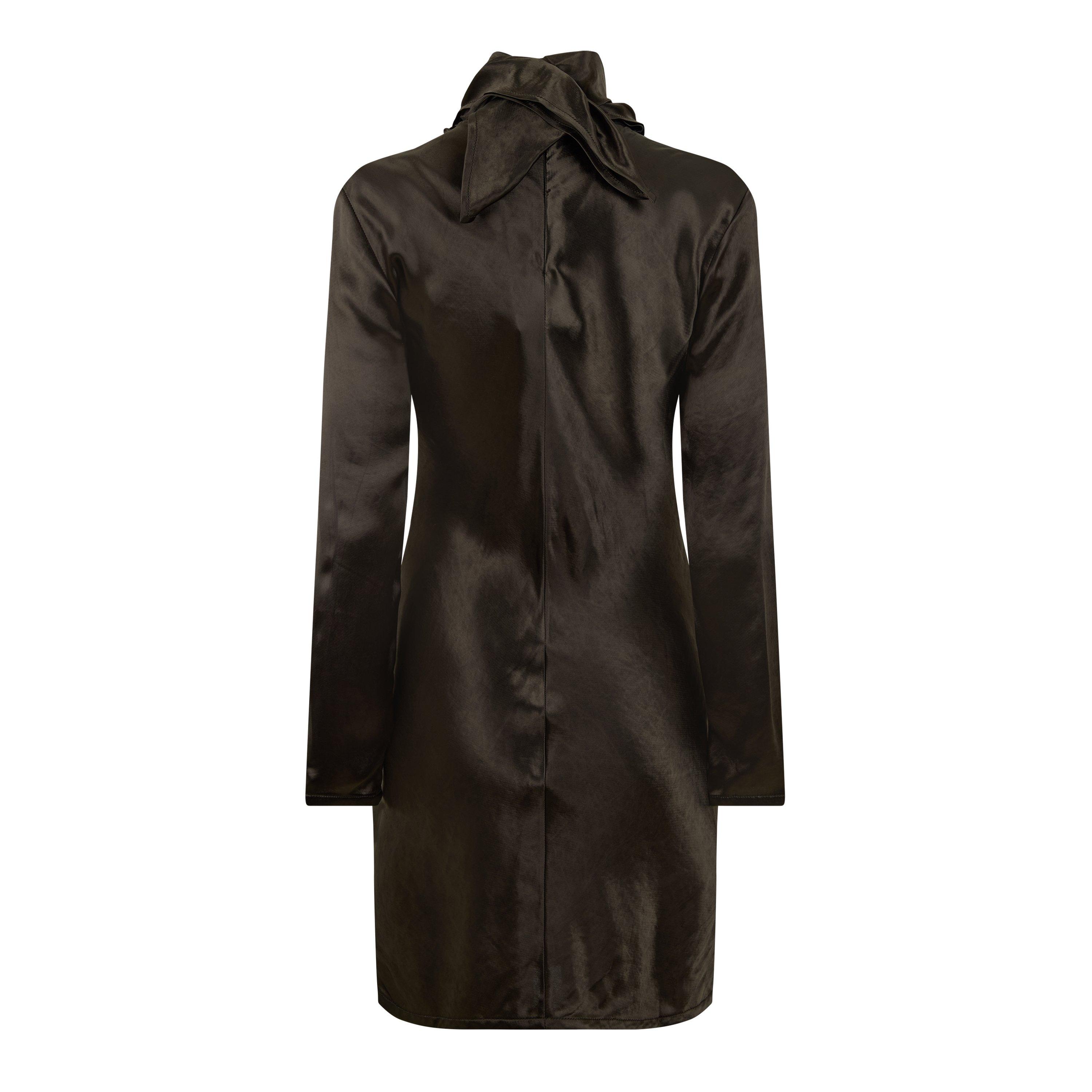 Olive - Bottega Veneta - Women's Structured Shift Dress - 2