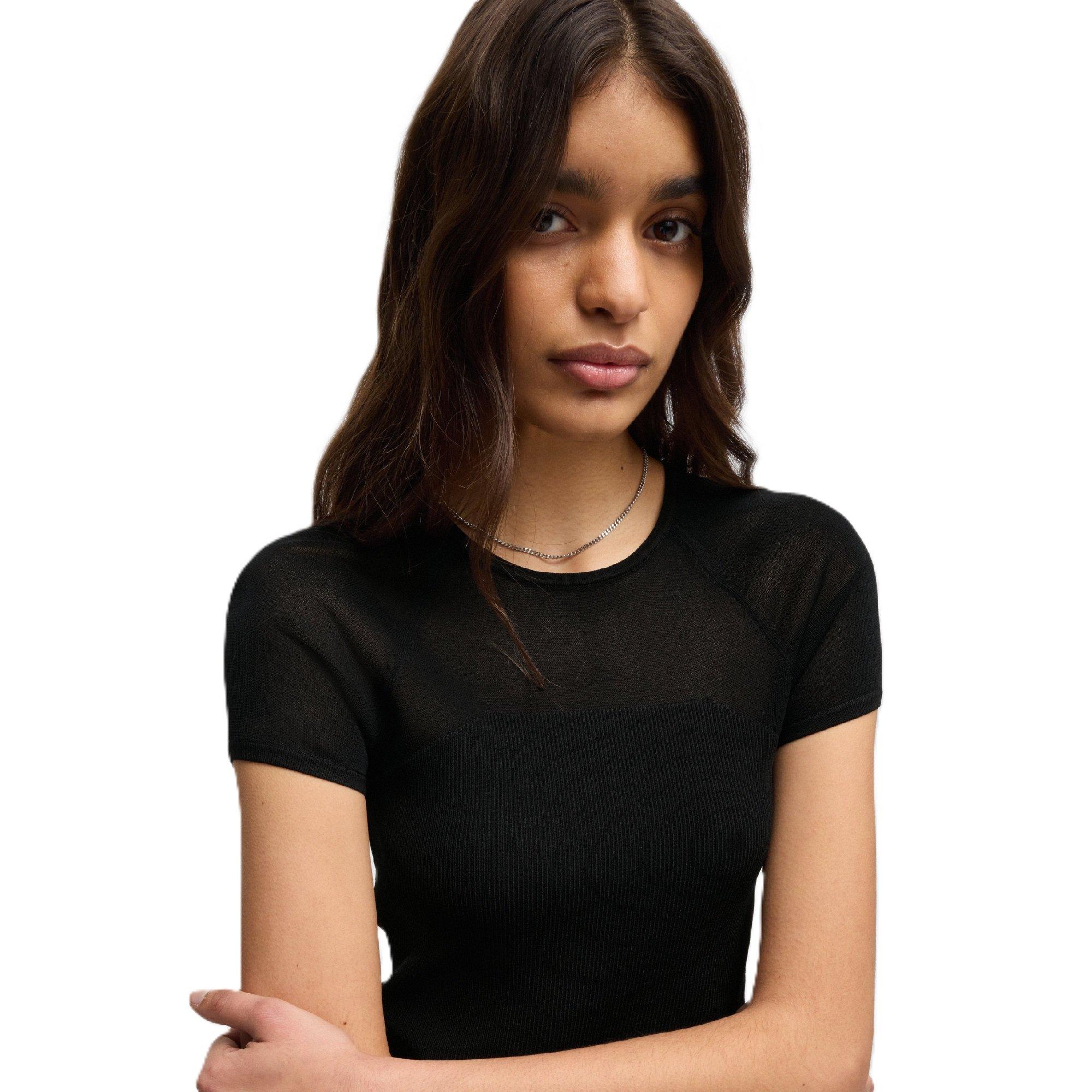 Black - Hugo - Slevetta 10270371 01 Knitted Top Womens - 3