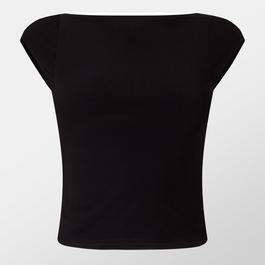 Missy Empire Cap Sleeve Top