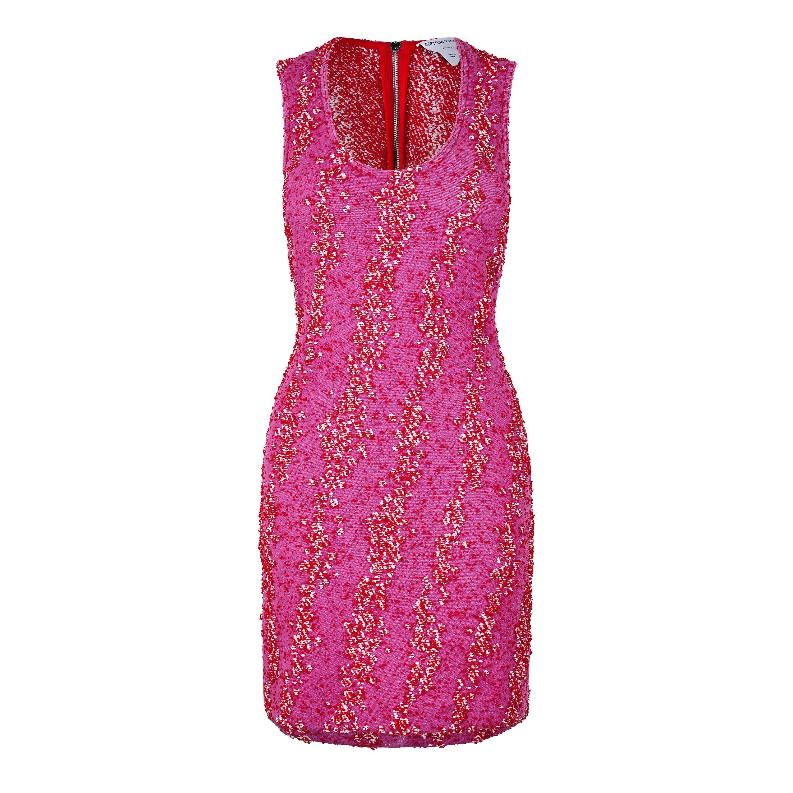 Bottega Veneta Women's Shift Dress - Bubble Gum/Tmt - Size 6 (38)