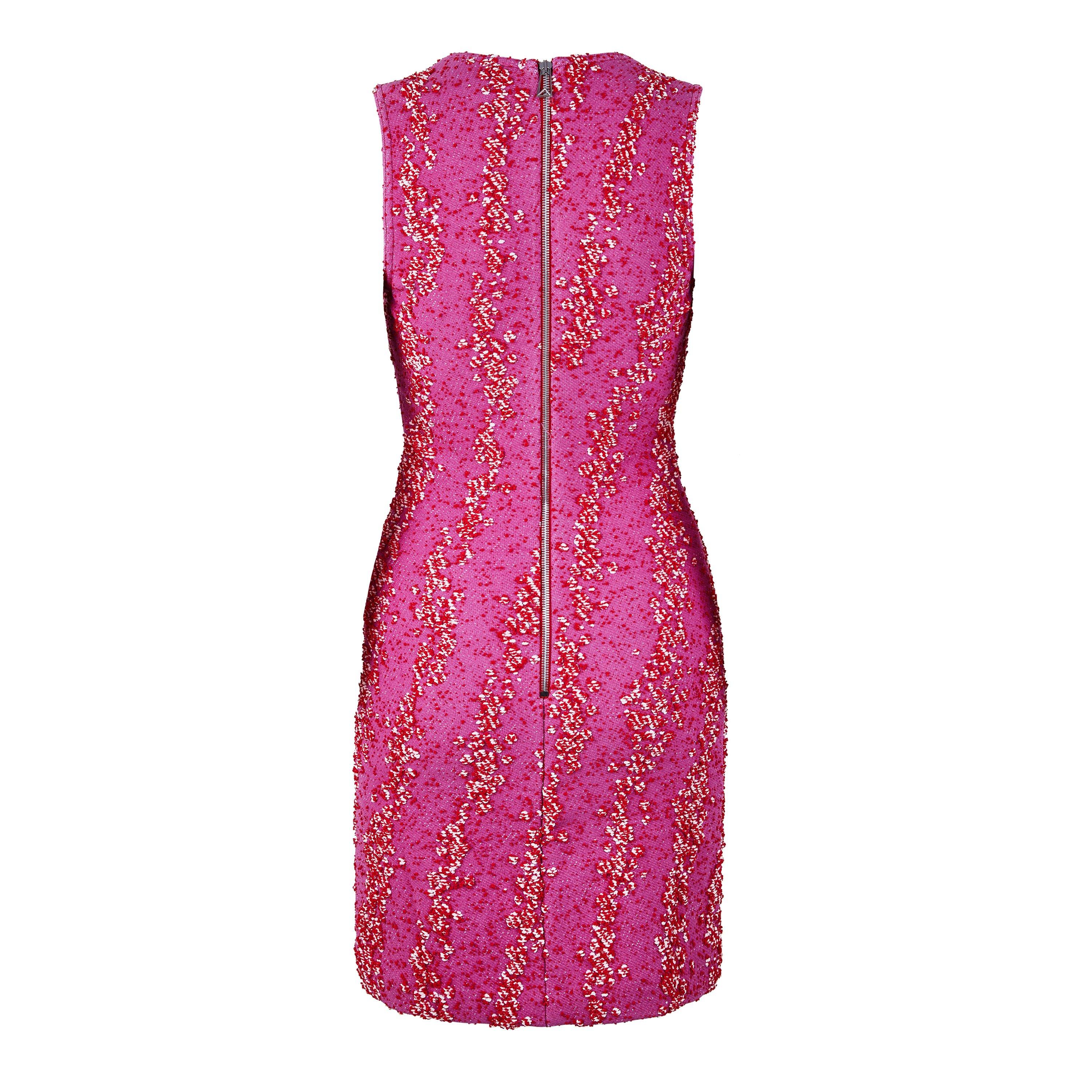 Bubble Gum/Tmt - Bottega Veneta - Women's Shift Dress - 2