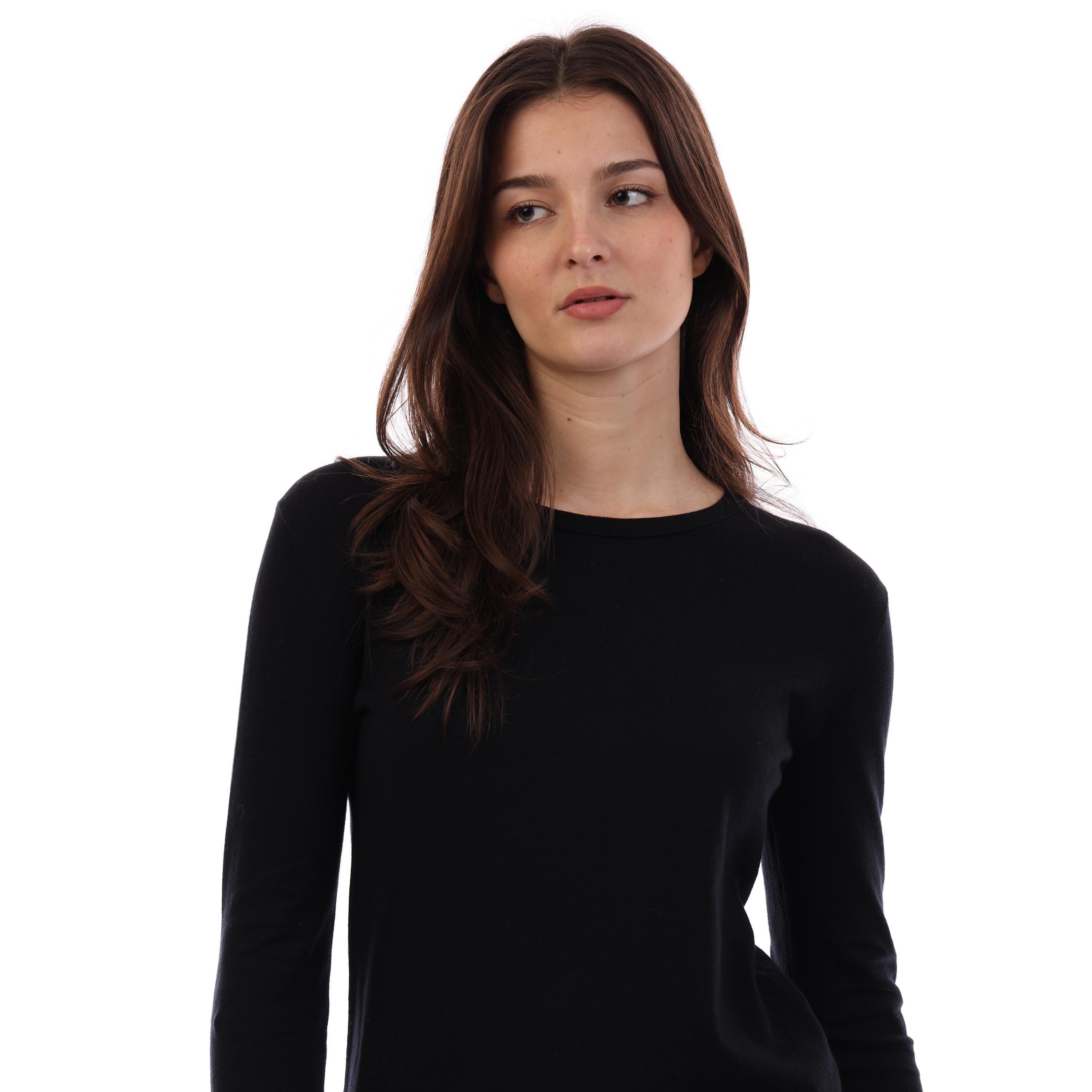 Black - Diesel - Women's Ariane Mgli Knitted Hoodie - 5