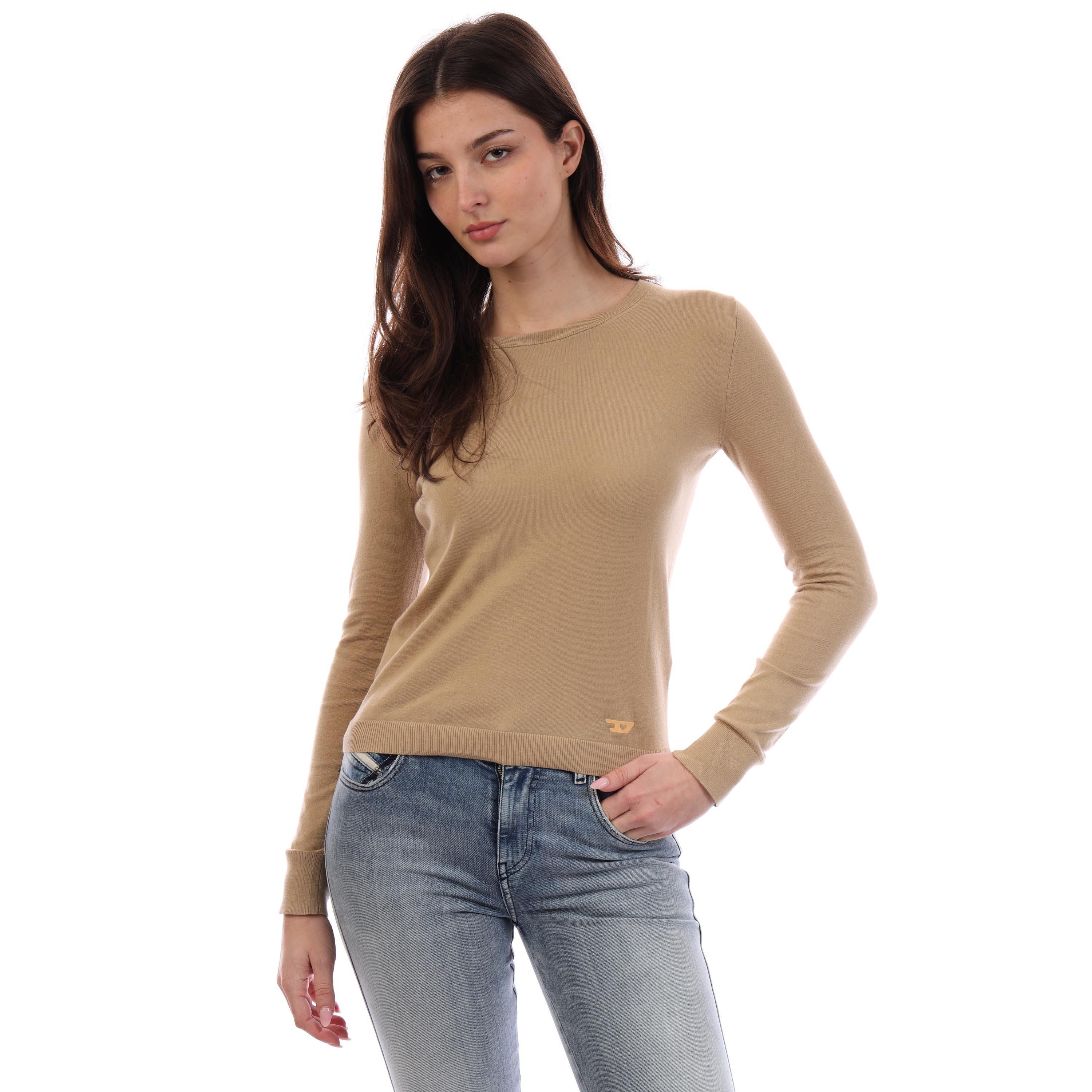 Pink - Diesel - Women's Ariane Mgli Knitted Hoodie - 3