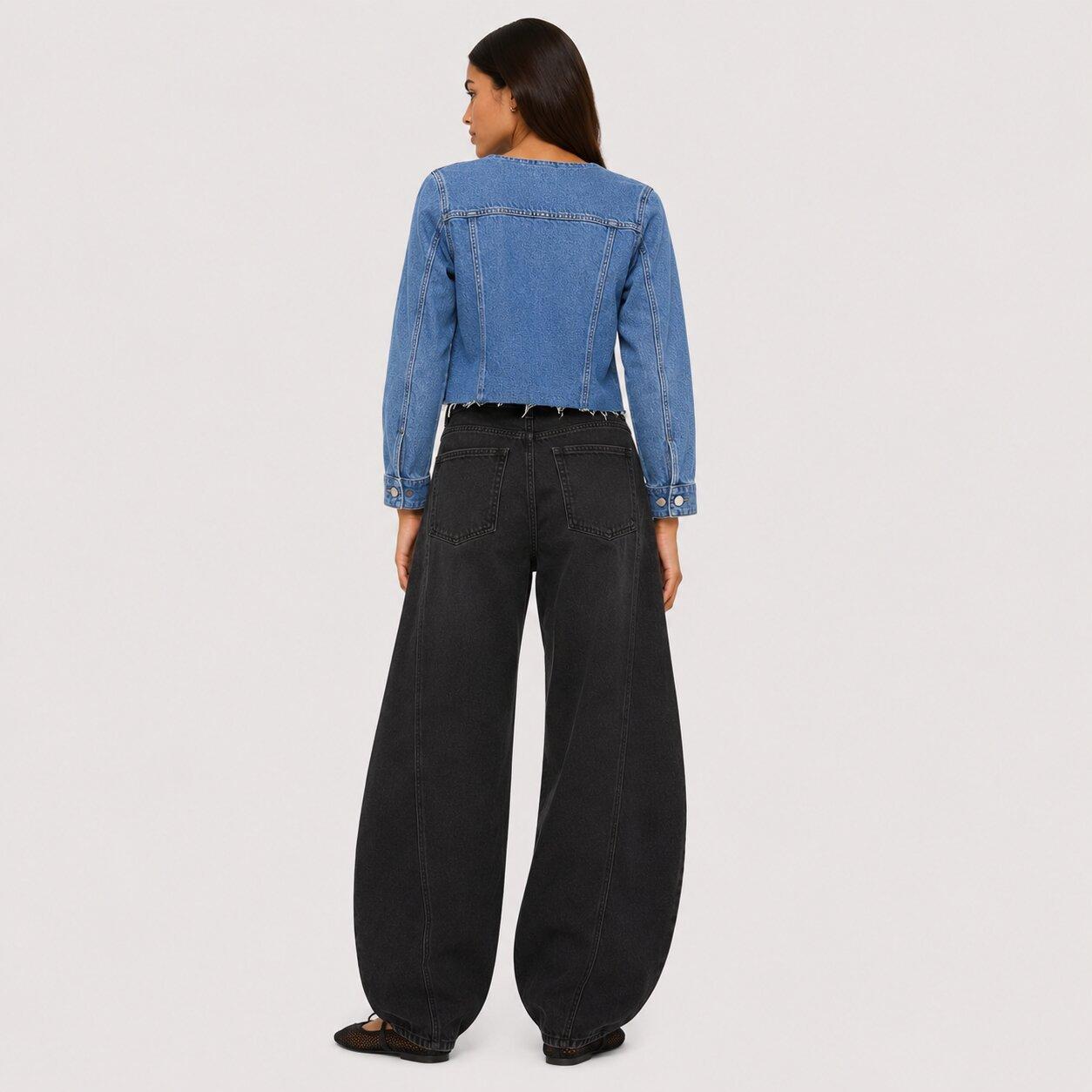 Negro - I Saw It First - Womens Wide Leg Jeans - 3