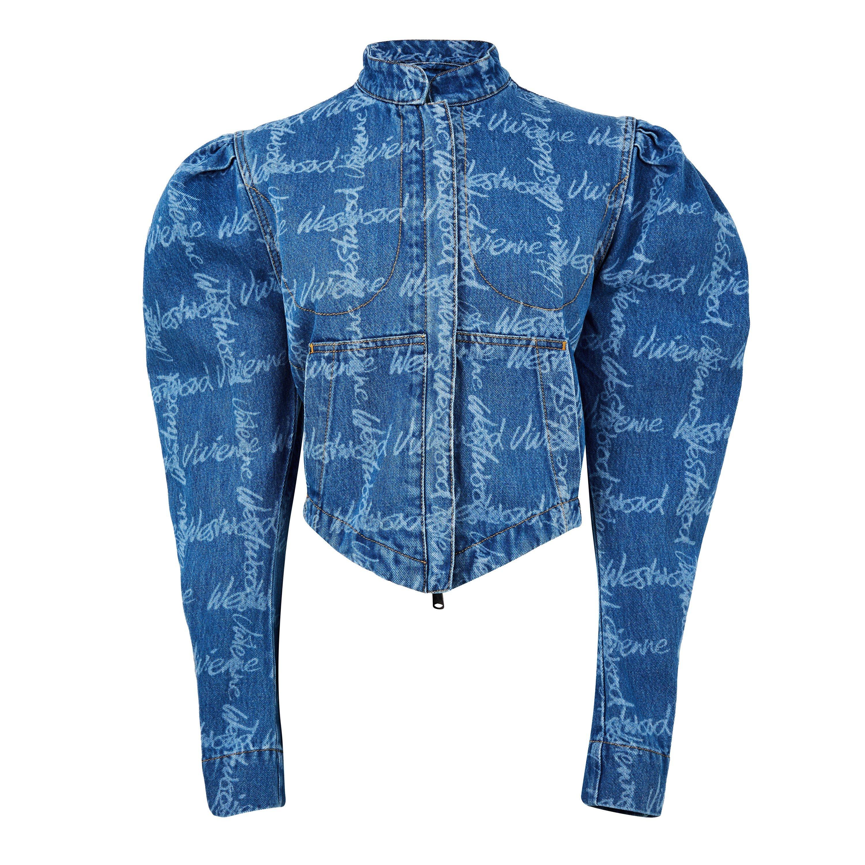 Blue - Vivienne Westwood - Women's Filli Denim Jacket - 5