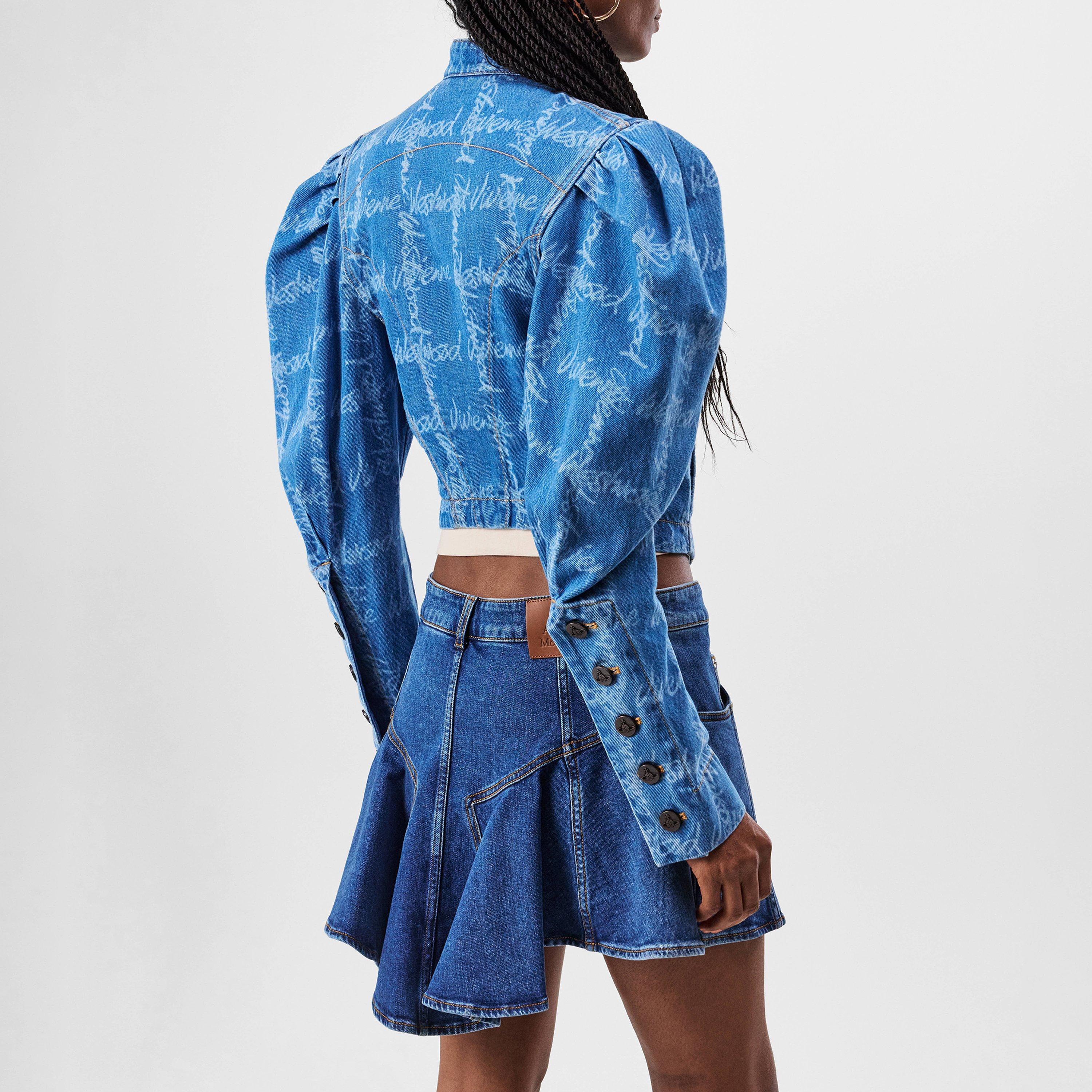 Blue - Vivienne Westwood - Women's Filli Denim Jacket - 3