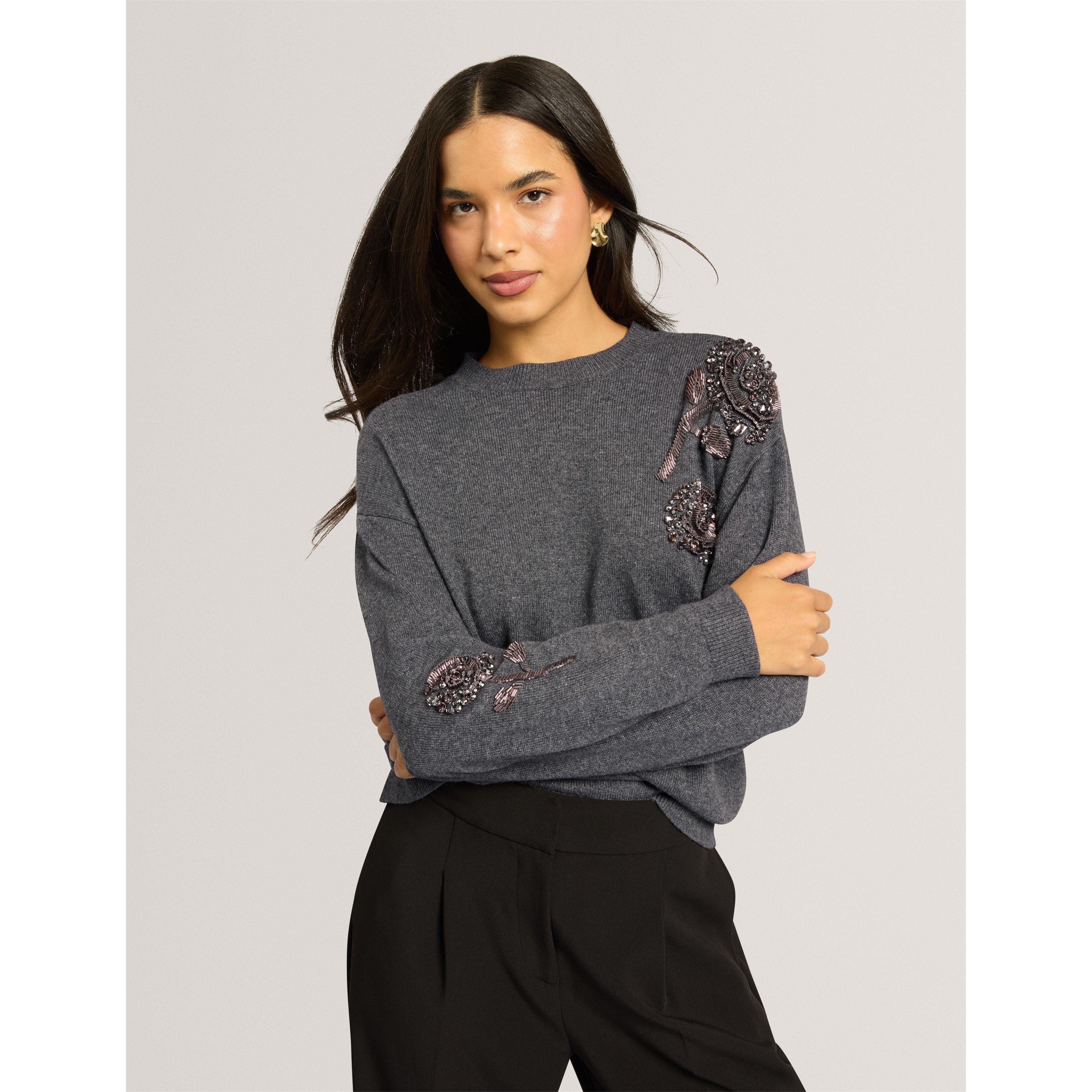Grey-Marl - Ted Baker - Ted Wool Blend Jumpe Ld64 - 4