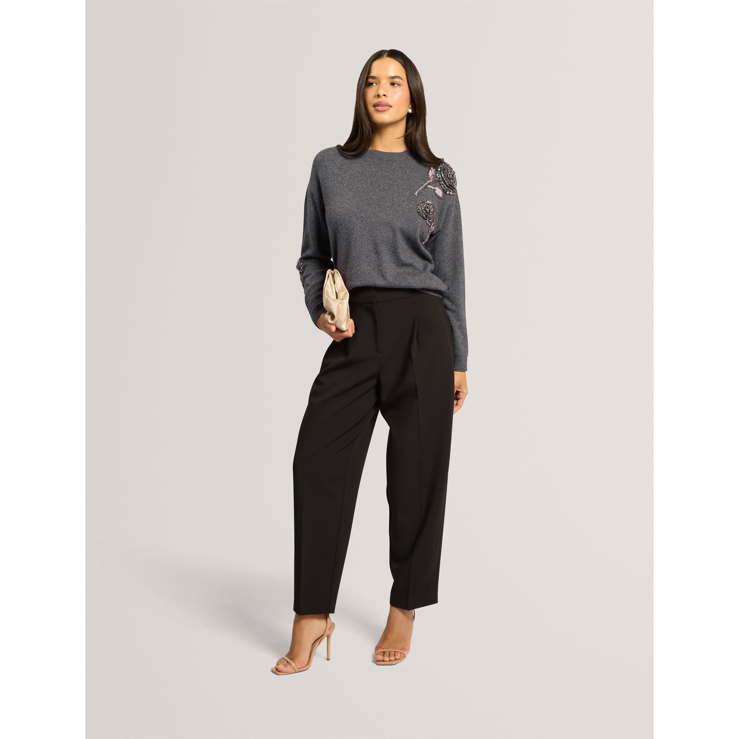 Grey-Marl - Ted Baker - Ted Wool Blend Jumpe Ld64 - 5