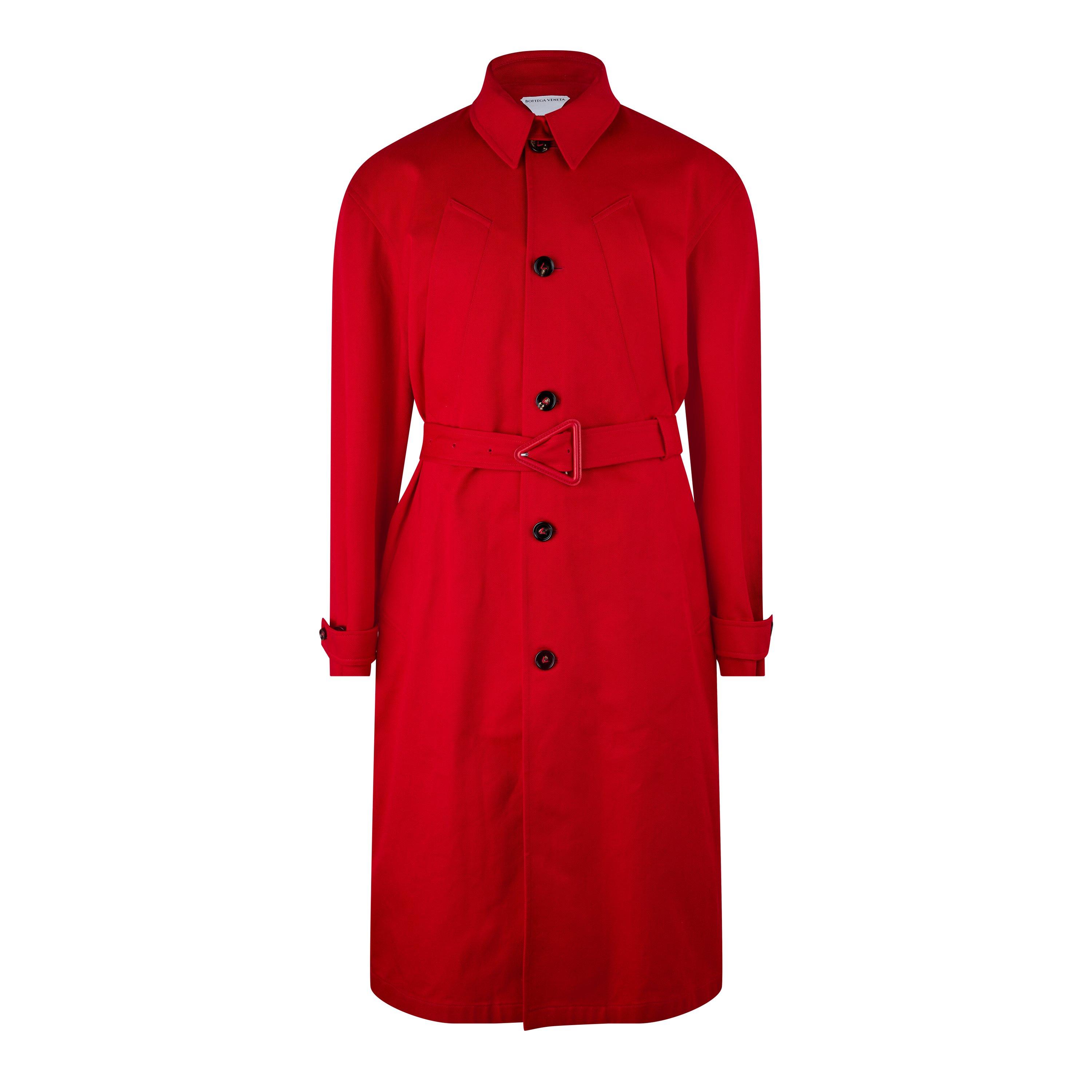 Red - Bottega Veneta - Men's  Trench Coat - 1