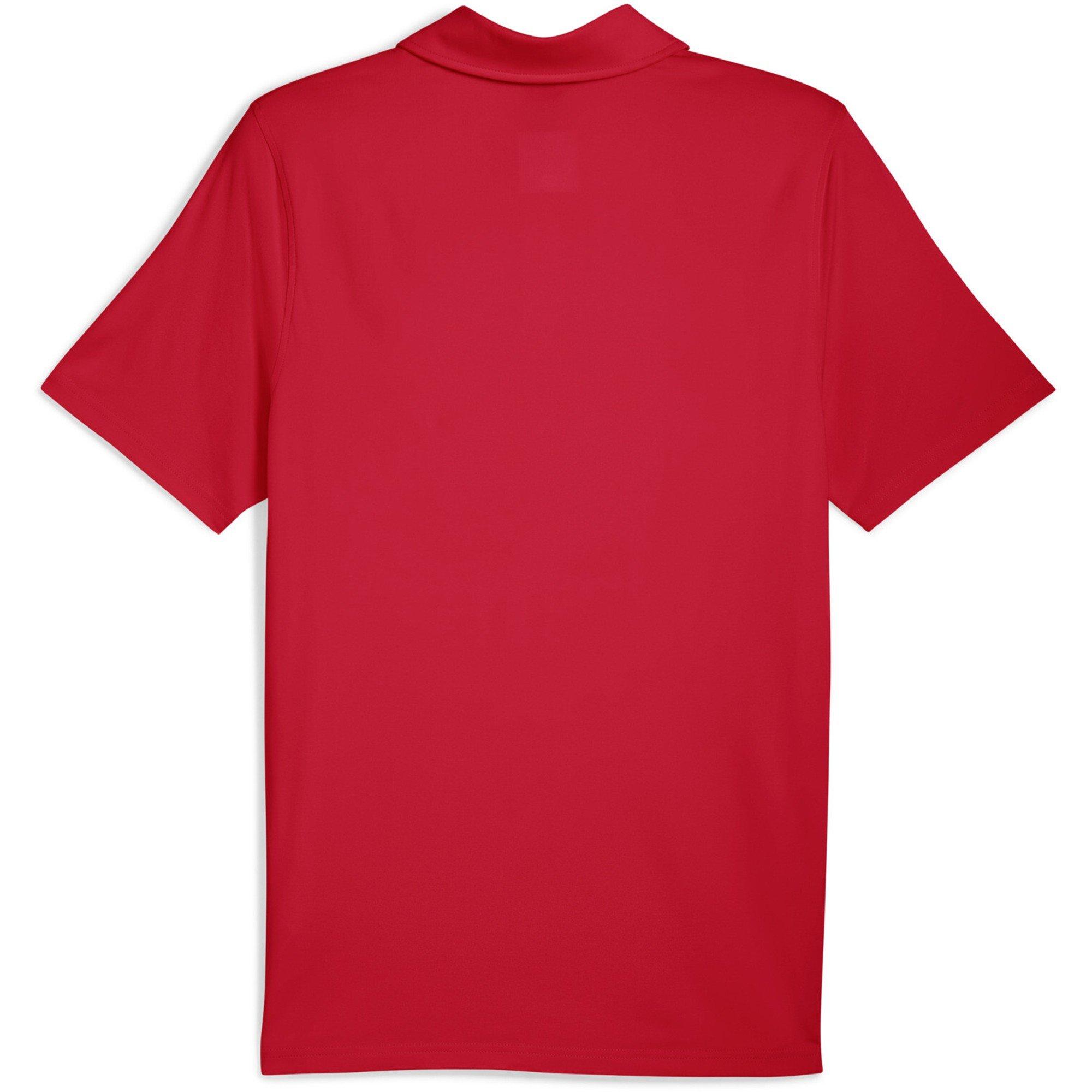 Rosso Corsa - Puma - Men's Ferrari Sportswear Cloudspun Short Sleeve Polo - 2